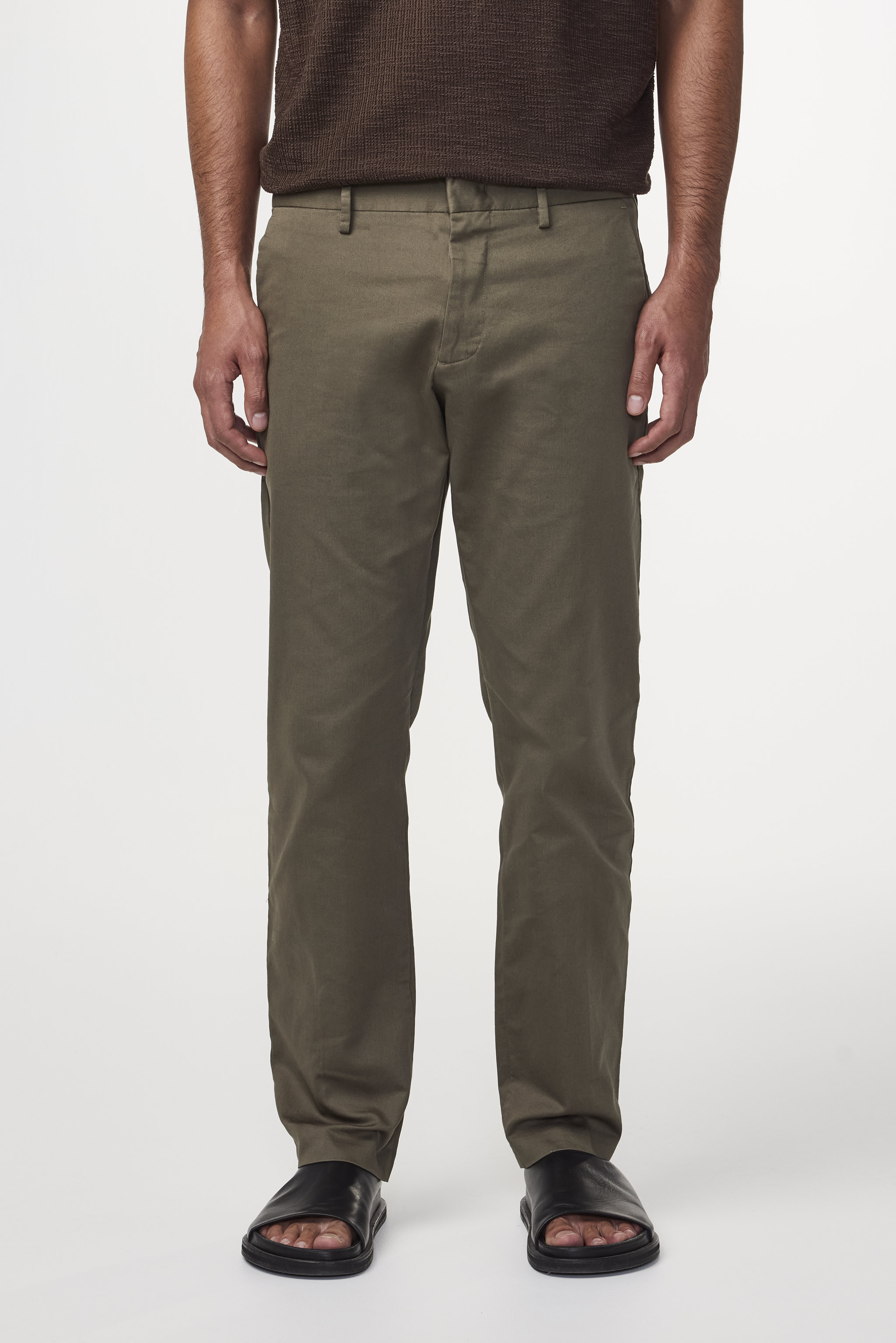 NARROW CHINO PANTS KHAKI ナロウ チノパン カーキ 52's U.S.ARMY Chino Pants TROUSERS KHAKI チノパン 52カーキ