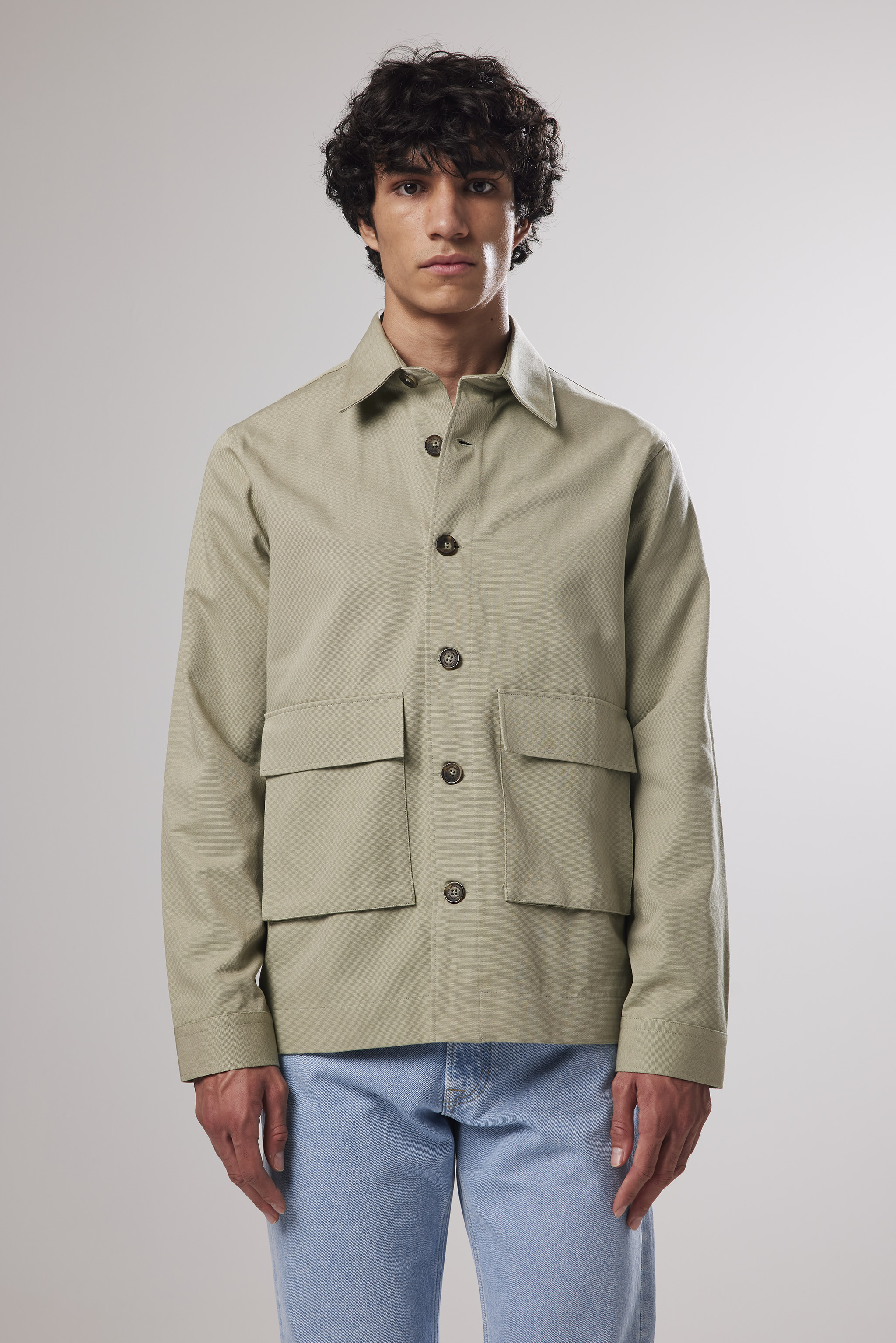 Cedrick 1437 men's overshirt - Green 