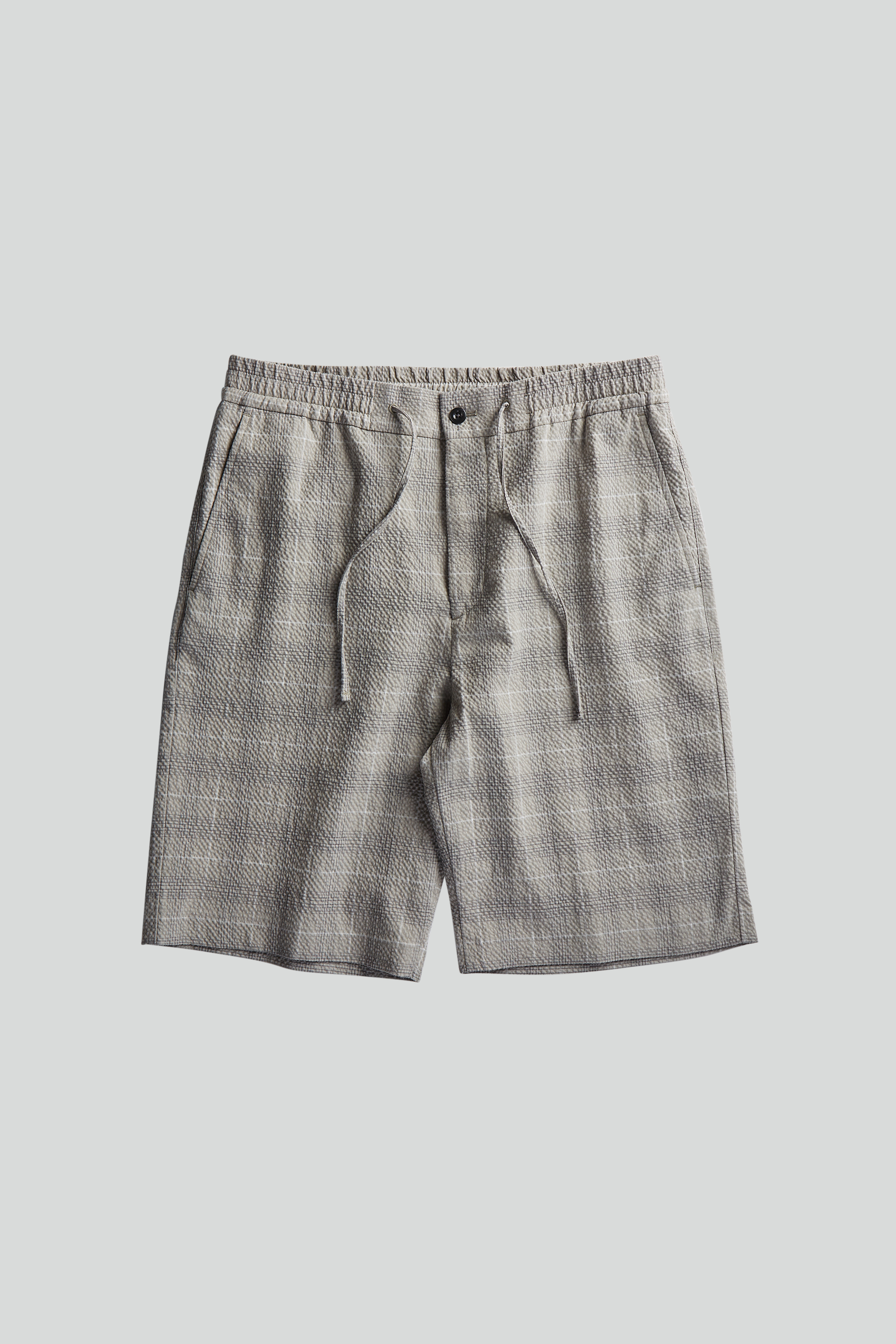 Grey checkered shorts Clearance