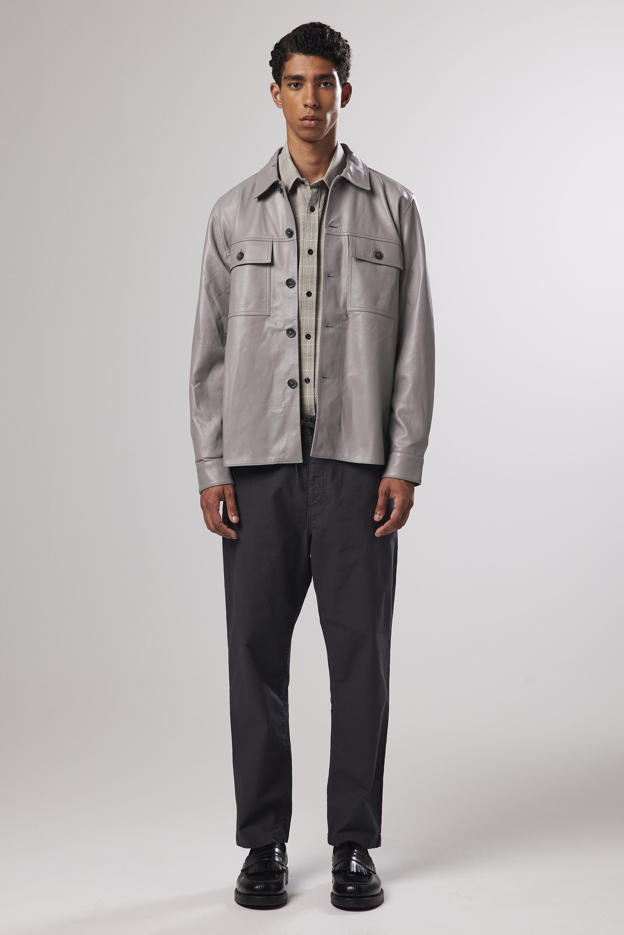 Silas 8232 men's overshirt - Grey - Buy 