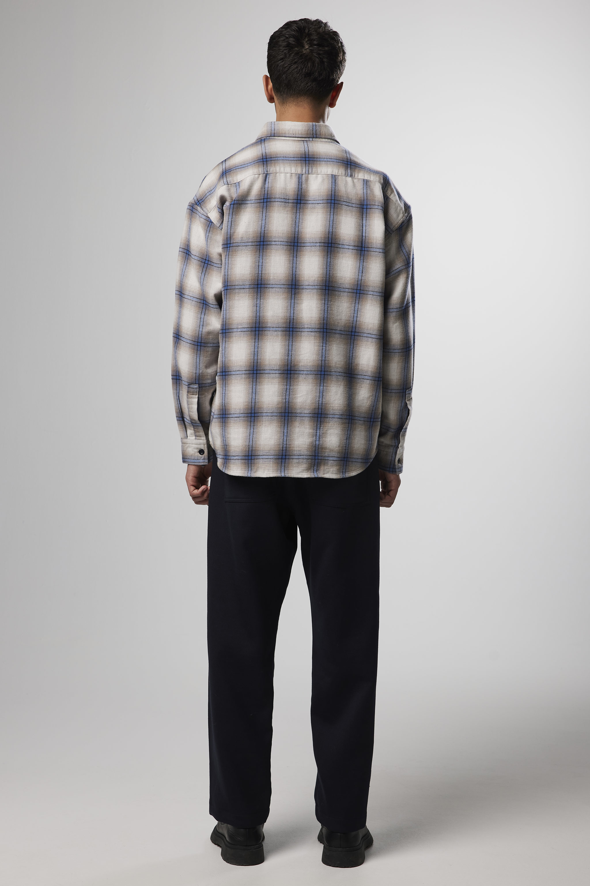 Deon Western 5298 men's shirt - Grey Check #795 - Buy online at NN.07®