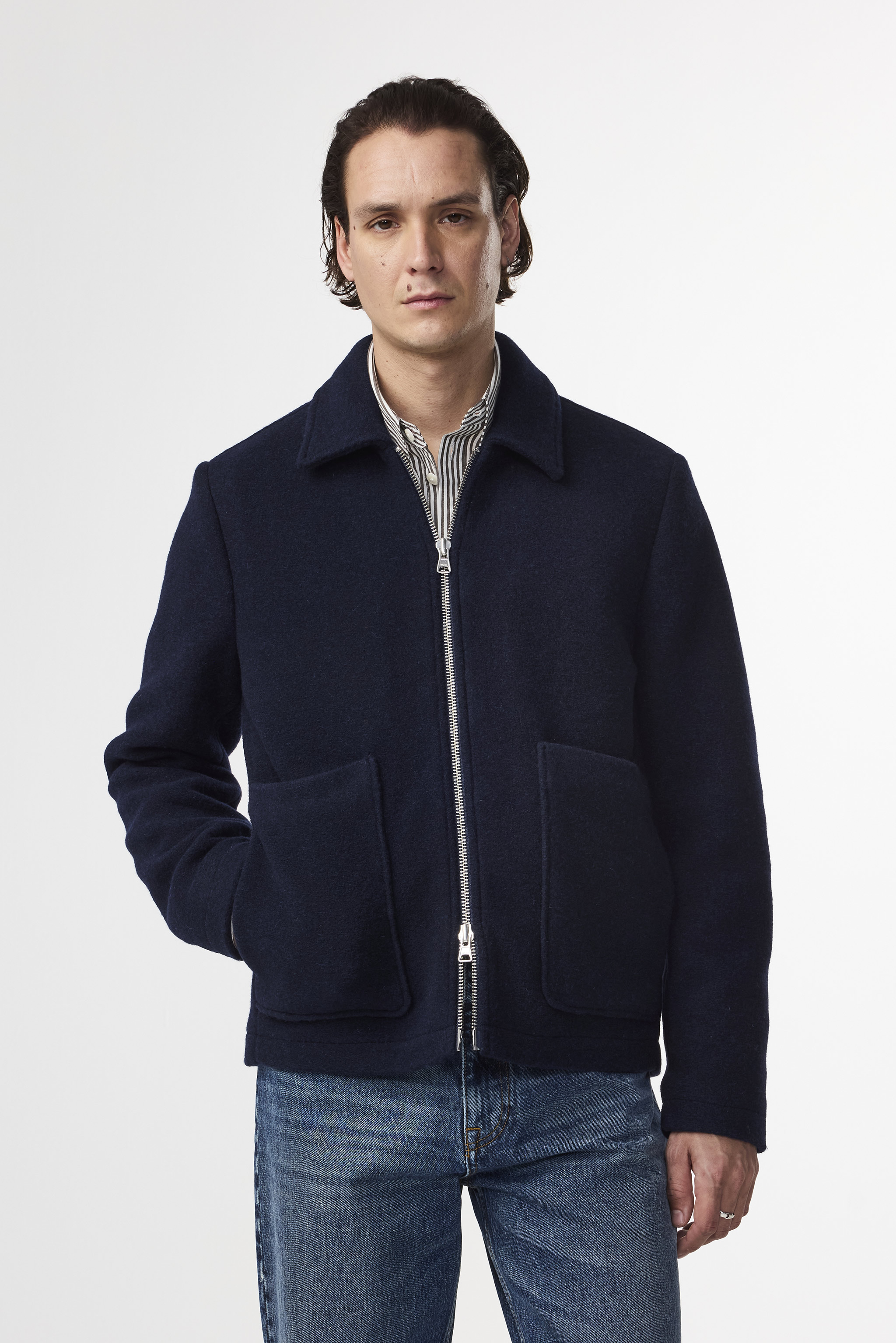 Gael 8267 men's jacket - Navy Blue - Buy online at NN.07®