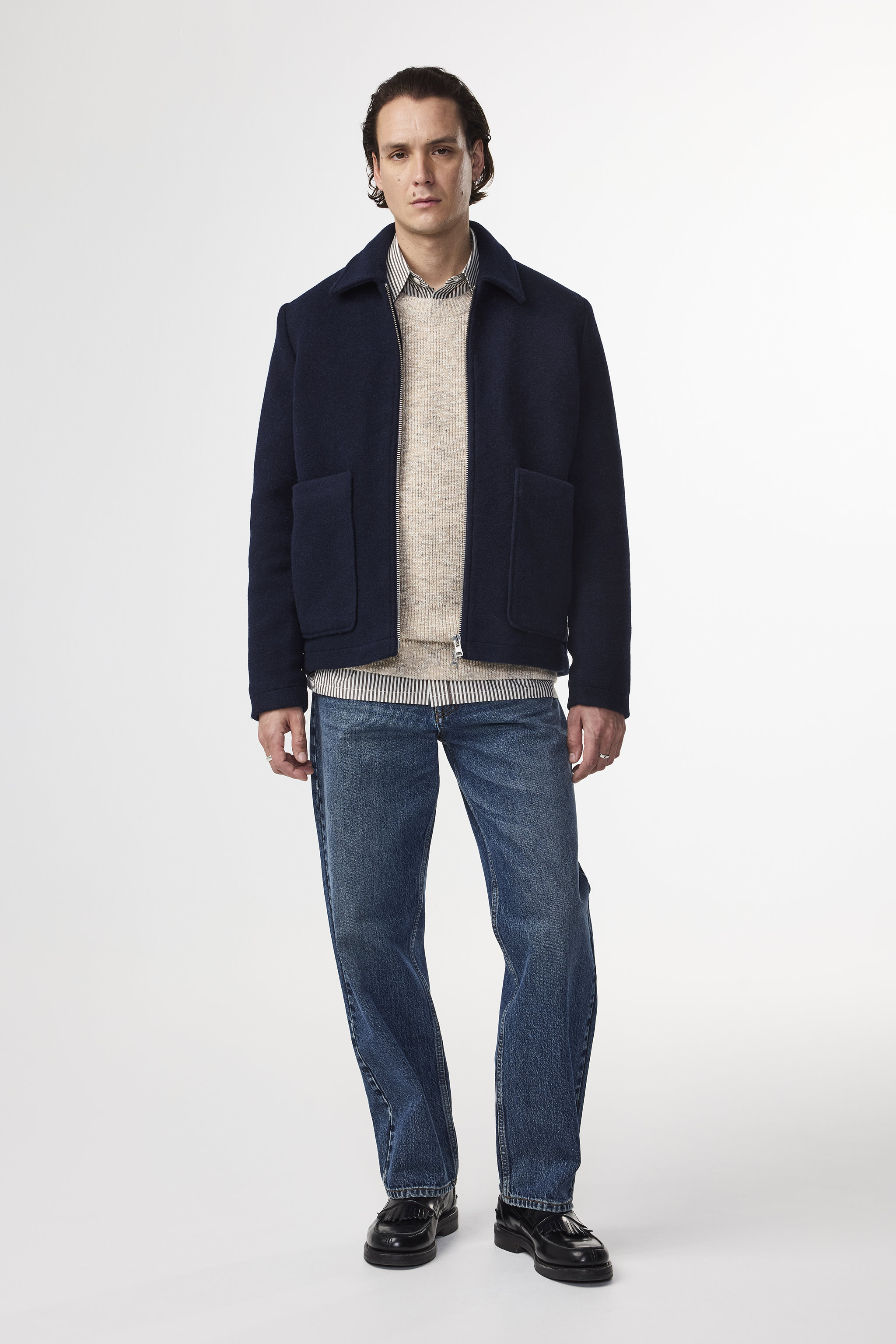 Gael 8267 men's jacket - Navy Blue - Buy online at NN.07®