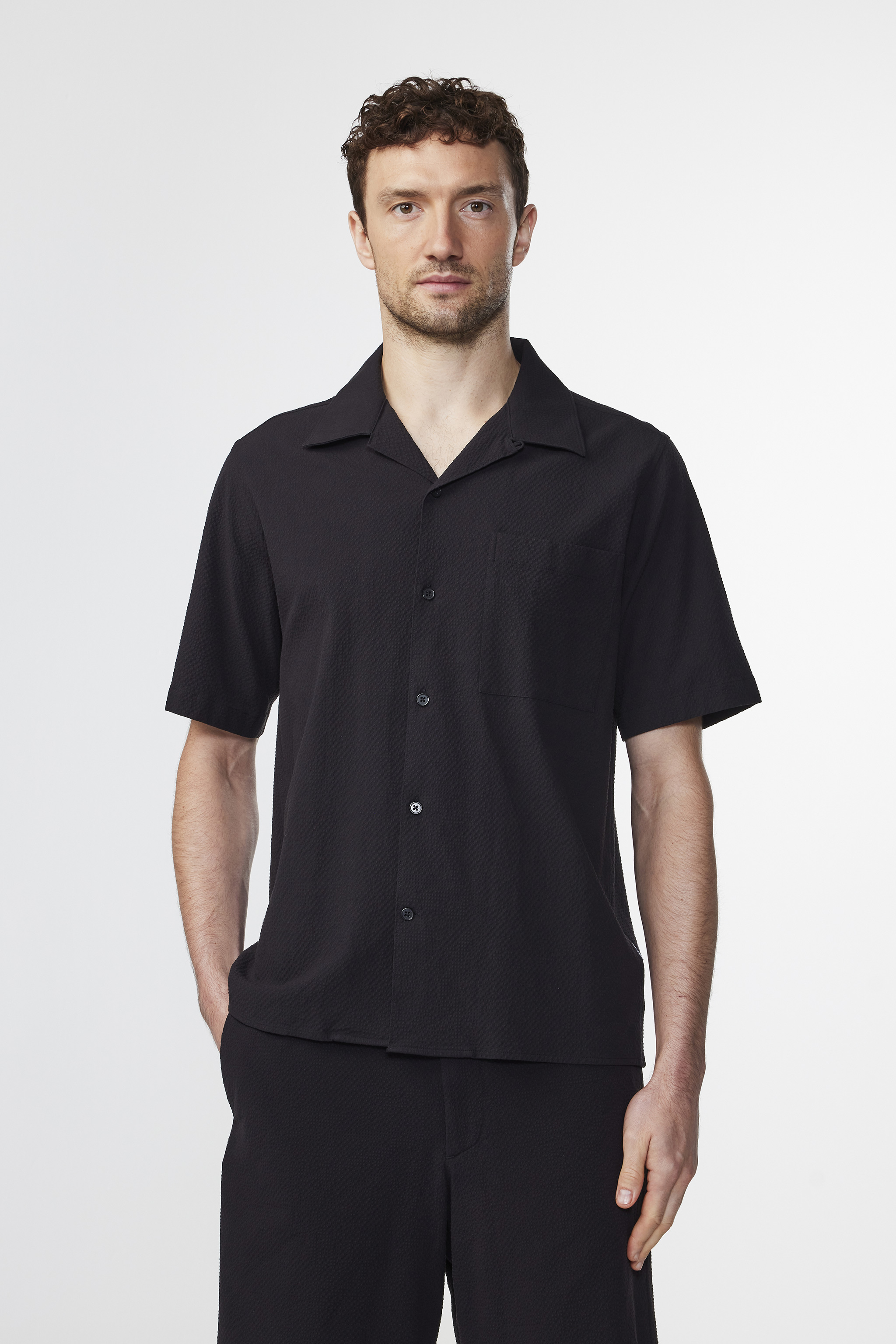 Julio 1040 men's shirt - Black - Buy online at NN.07®