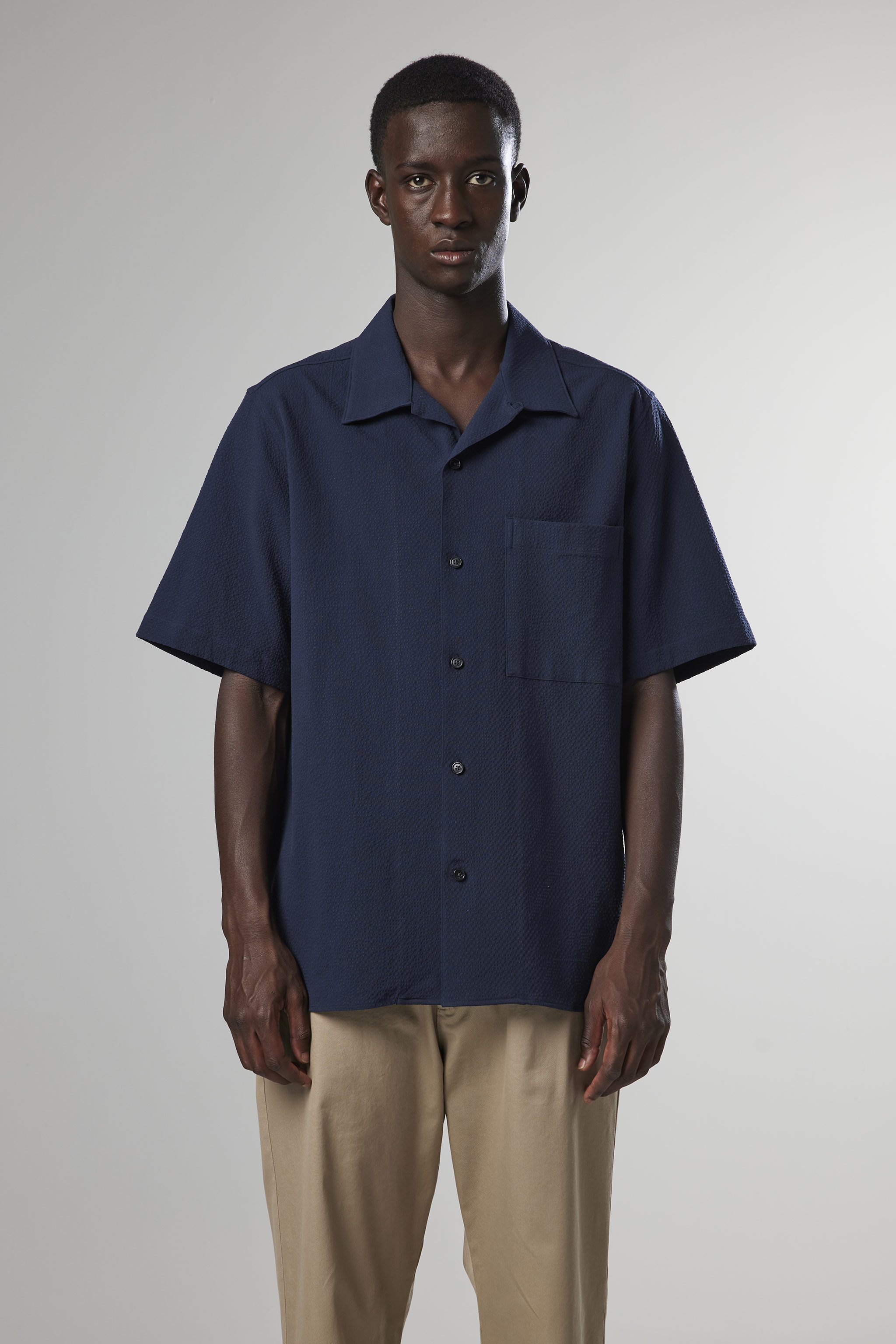 Julio 1040 men's shirt - Blue - Buy online at NN07®