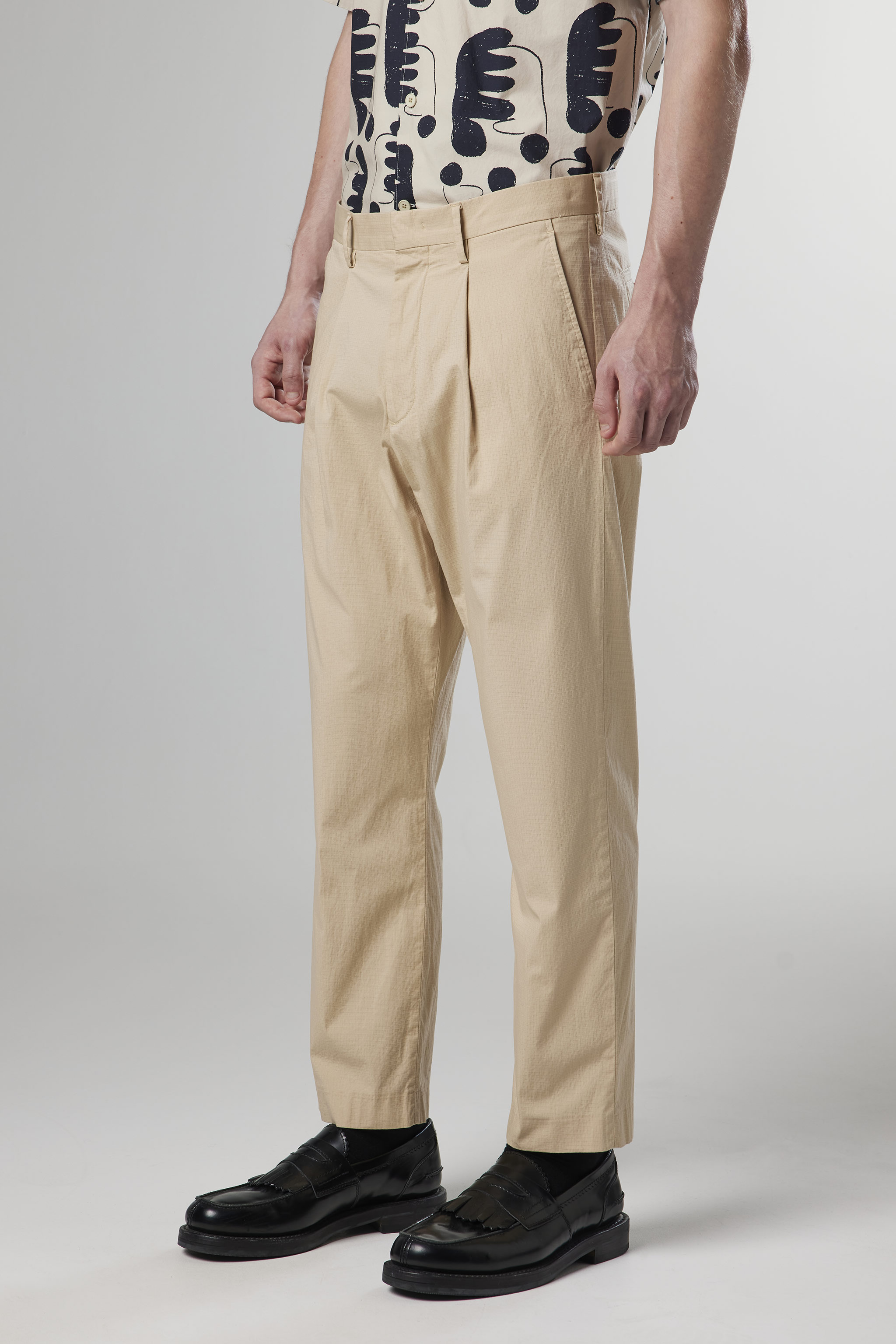 NN07 Bill 1449 Relaxed Ripstop Trousers