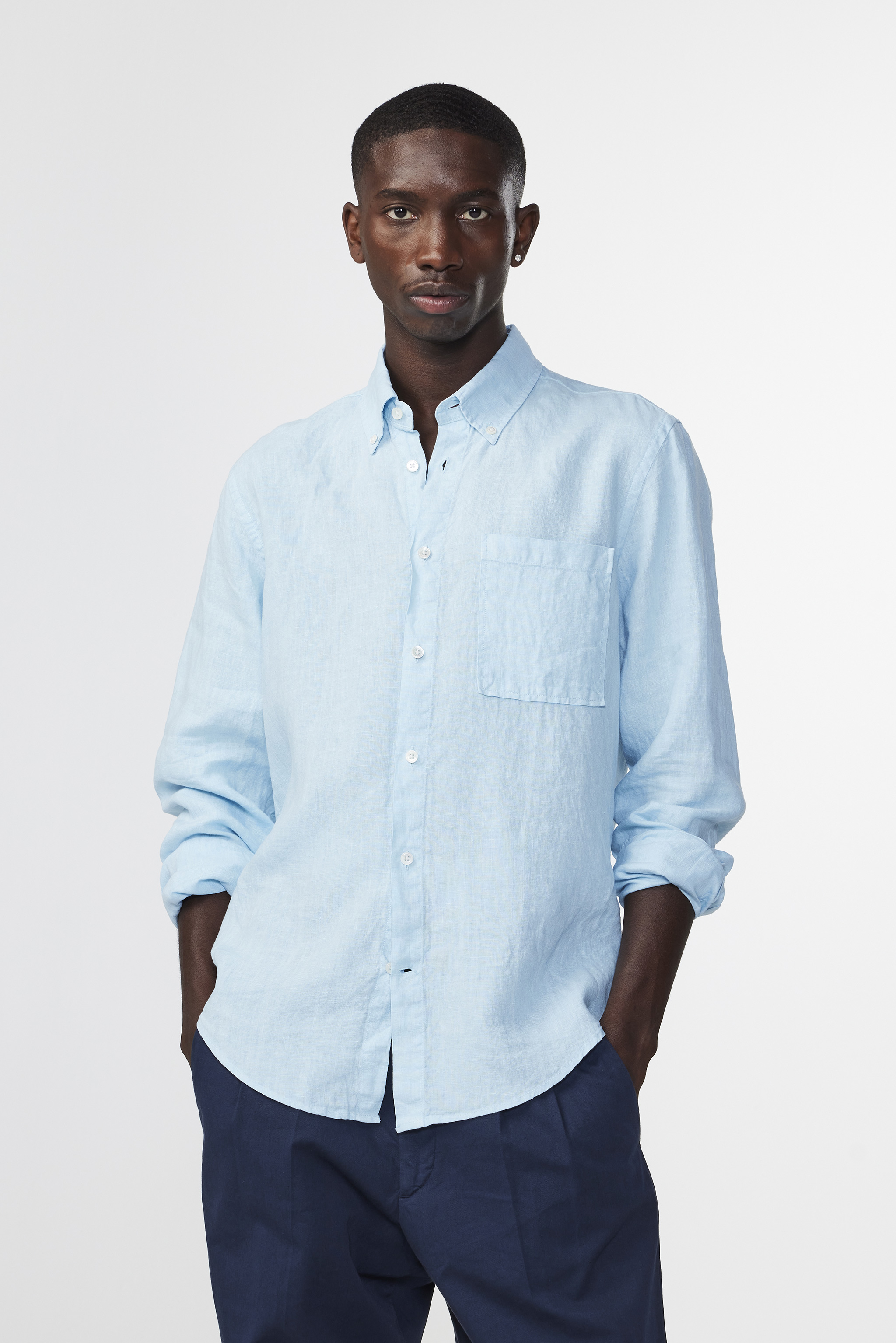 Arne 5706 men's shirt - Blue - Buy online at NN.07®