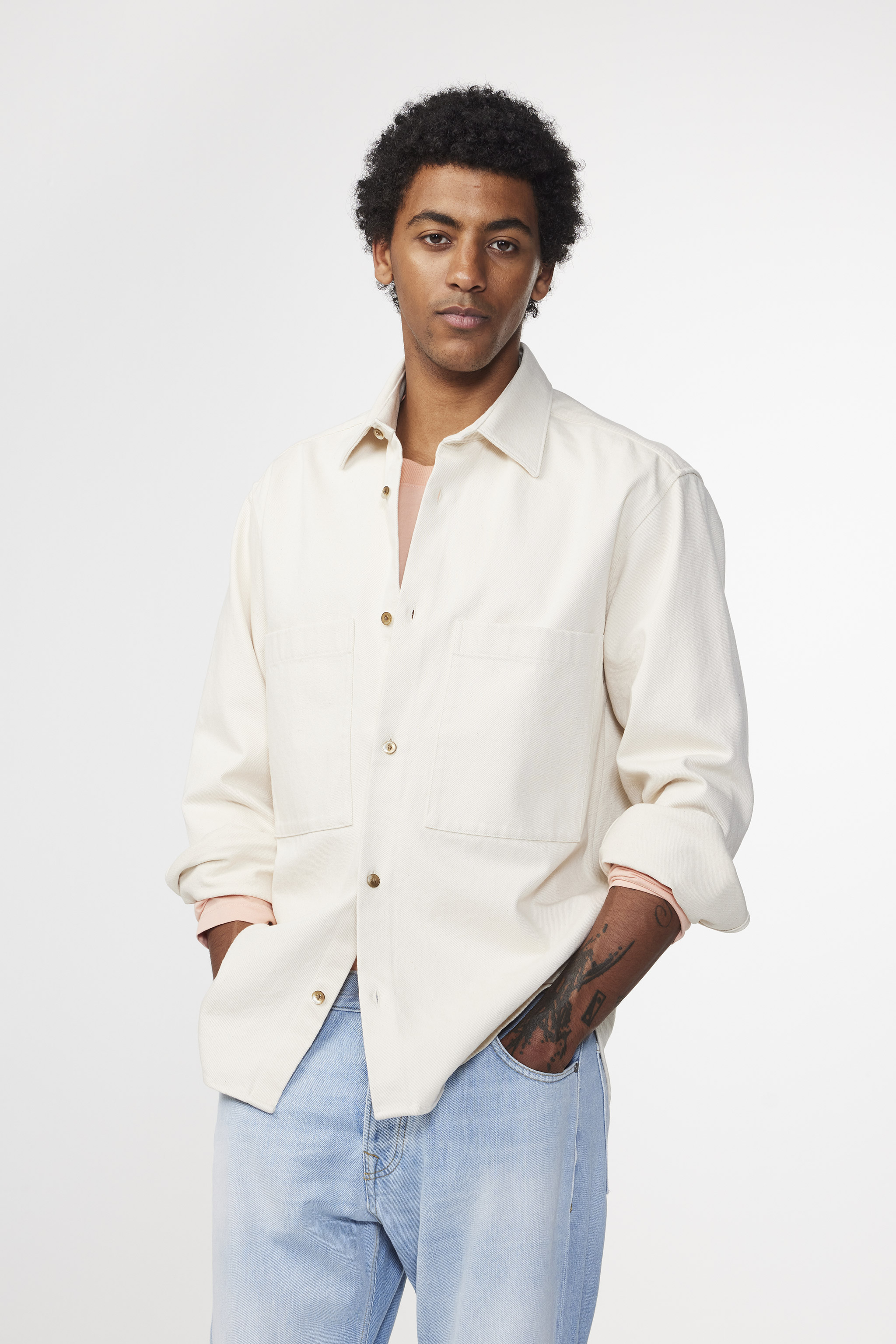 Freddy 5766 men's shirt - White - Buy online at NN.07®