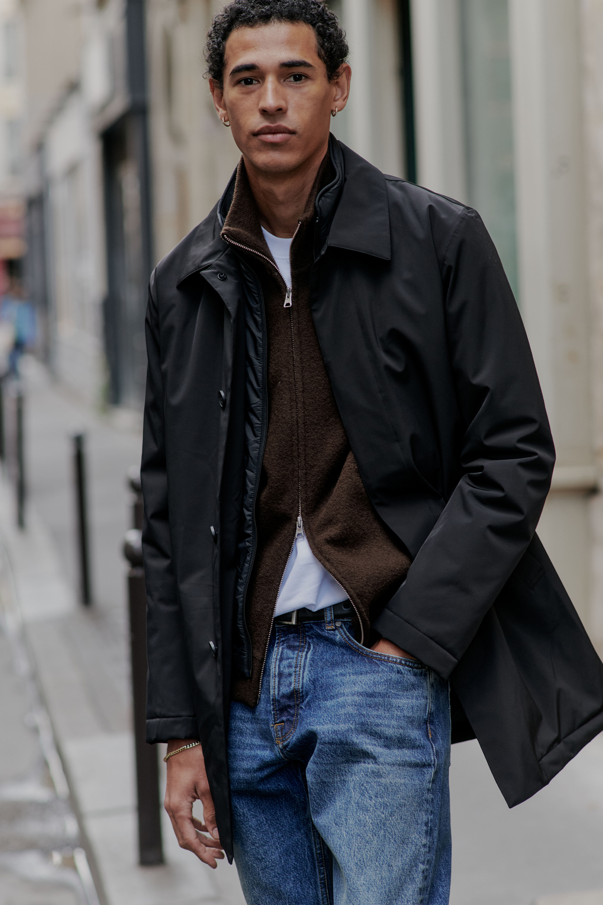 Blake 8240 men's coat - Navy Blue - Buy online at NN.07®
