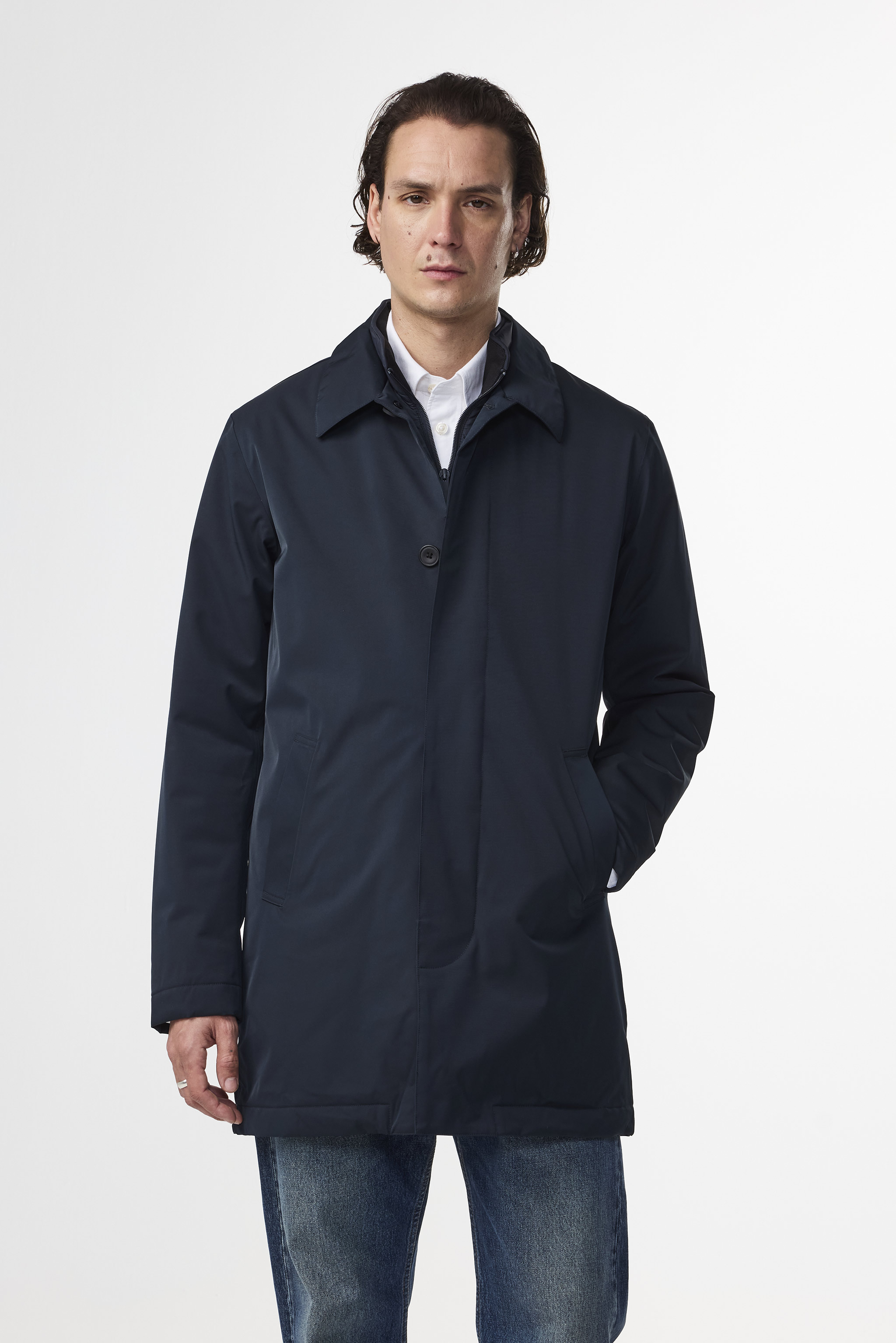 ジャケット・アウター nonnative 17AW Stranger Hooded Coat-Navy nonnative 17AW Stranger Hooded Coat-Navy - メルカリ