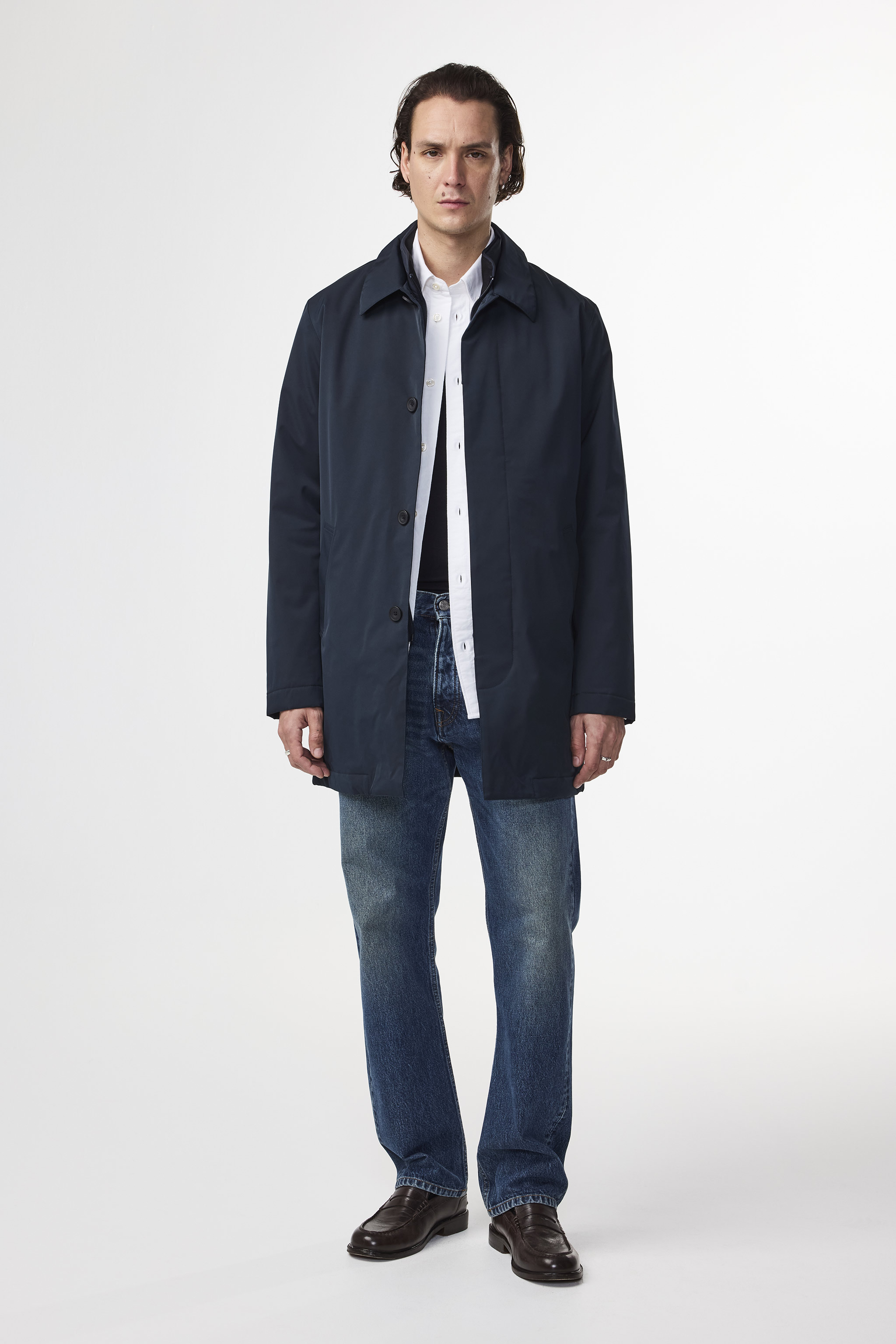 ジャケット・アウター ASPESI Sheridan Navy Nylon Trench Coat 8O0137_A2AW_C789_2.jpg