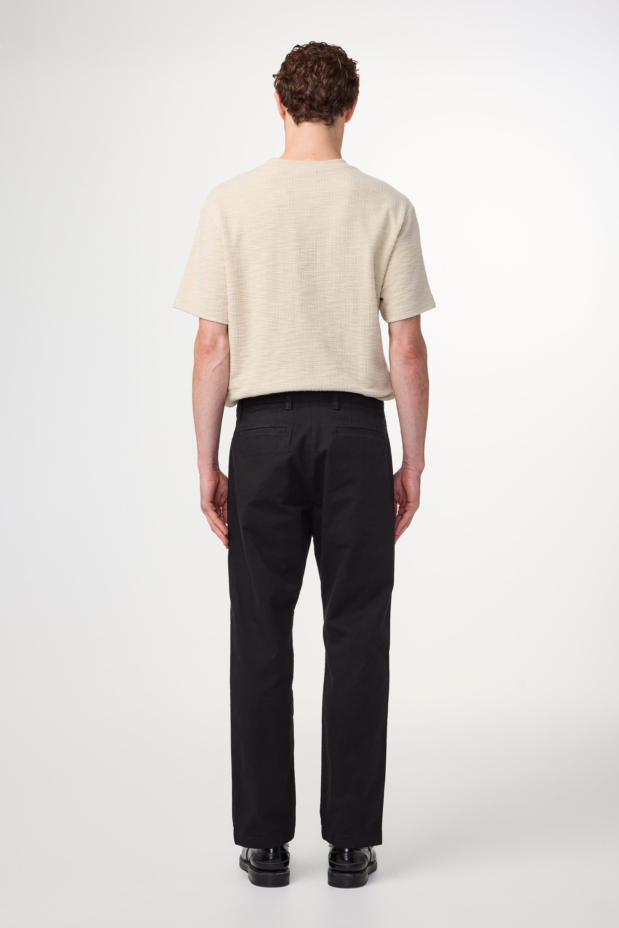 KLASICA Tapered Uncle Trousers （Black） -FASCINATE