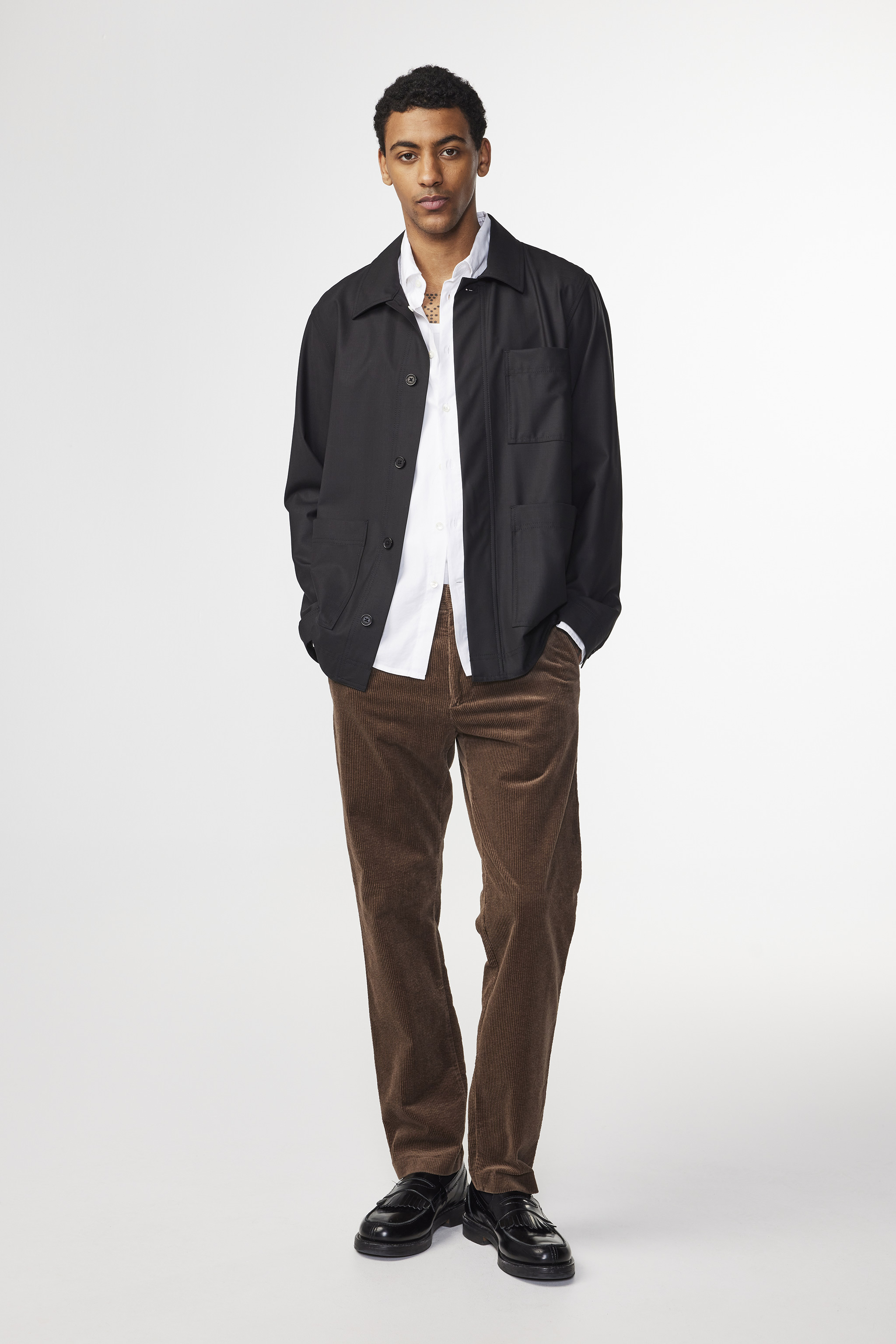 Theo 1067 men's chinos - Black - Buy online at NN.07®