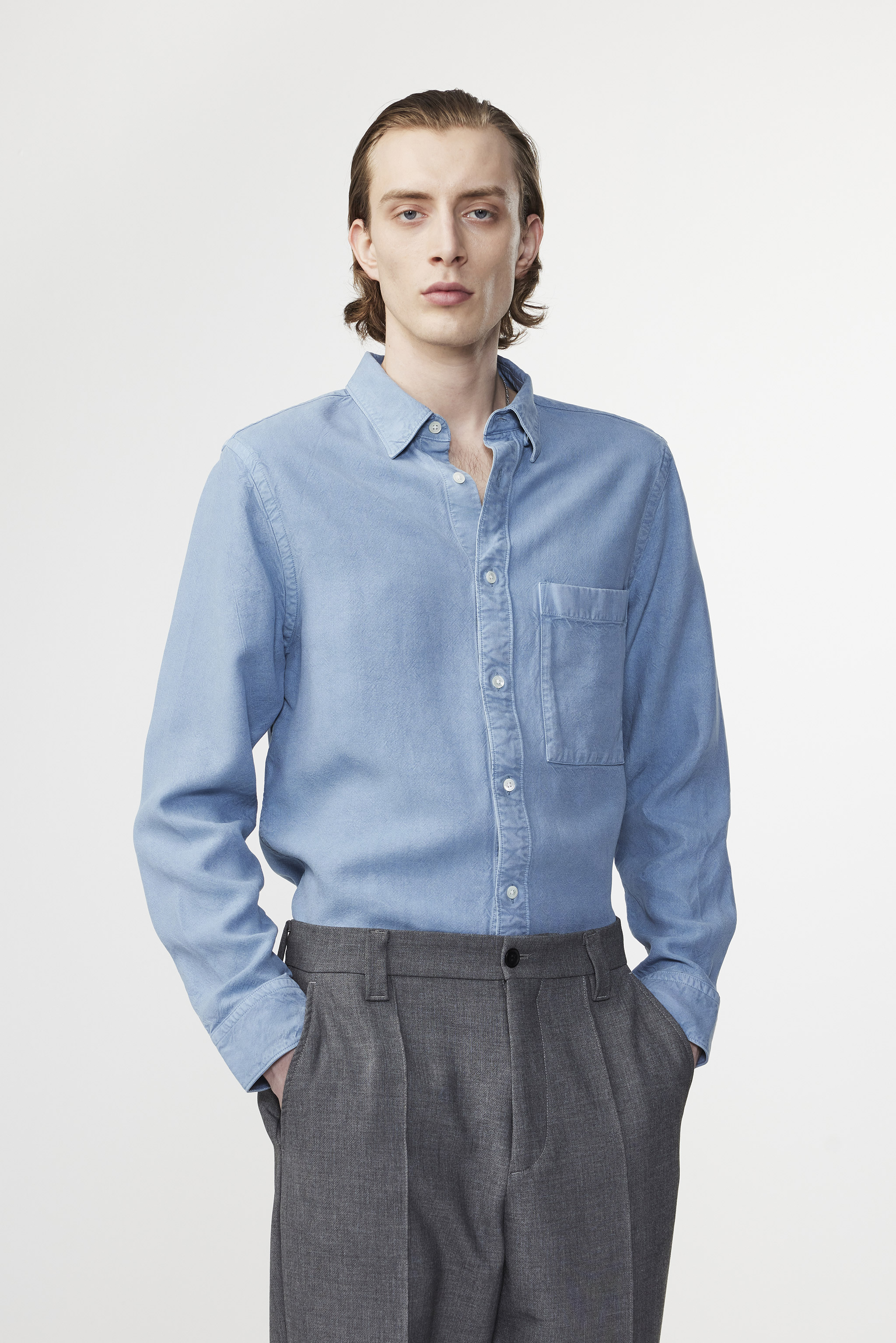 Cohen 5213 men's shirt - Blue - Buy online at NN.07®