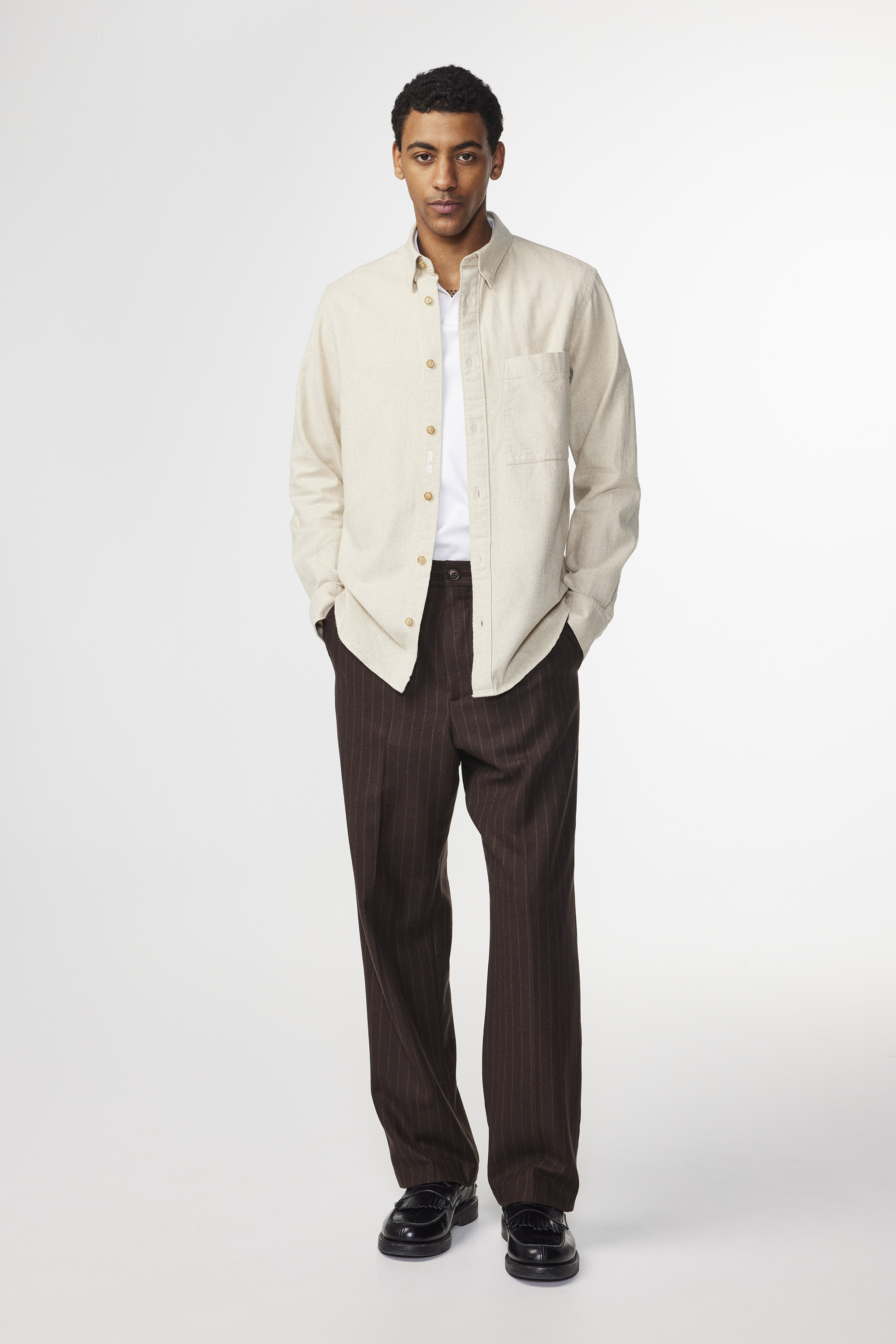 COMOLI長袖ブラウスホワイトクリーニング済み❗️ Cohen 5581 Shirt | NN.07® Official Webshop