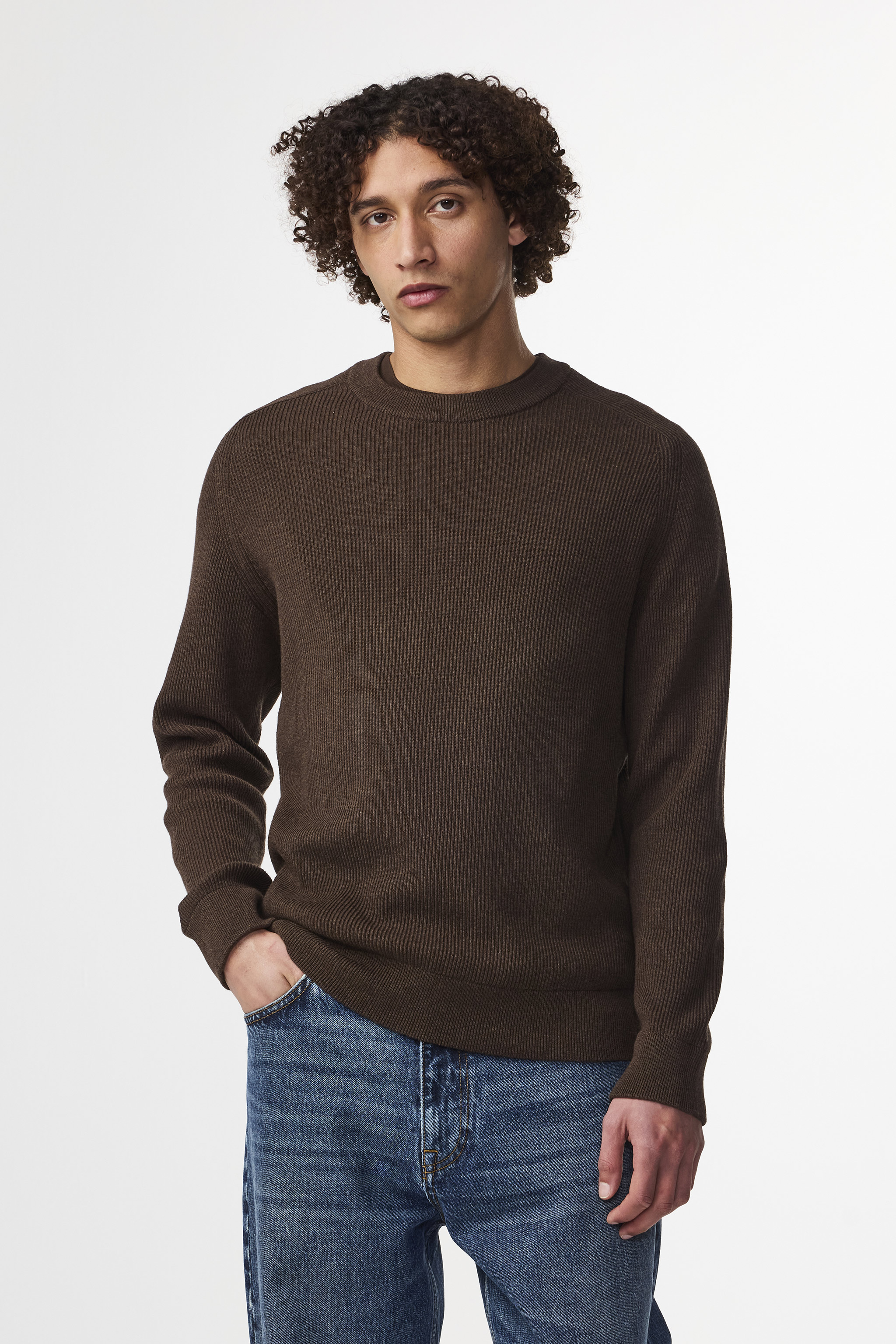 【BAON】[unisex] Nua Color Matching Collar Over Sweatshirt Collared Sweatshirt – Billionaire Boys Club