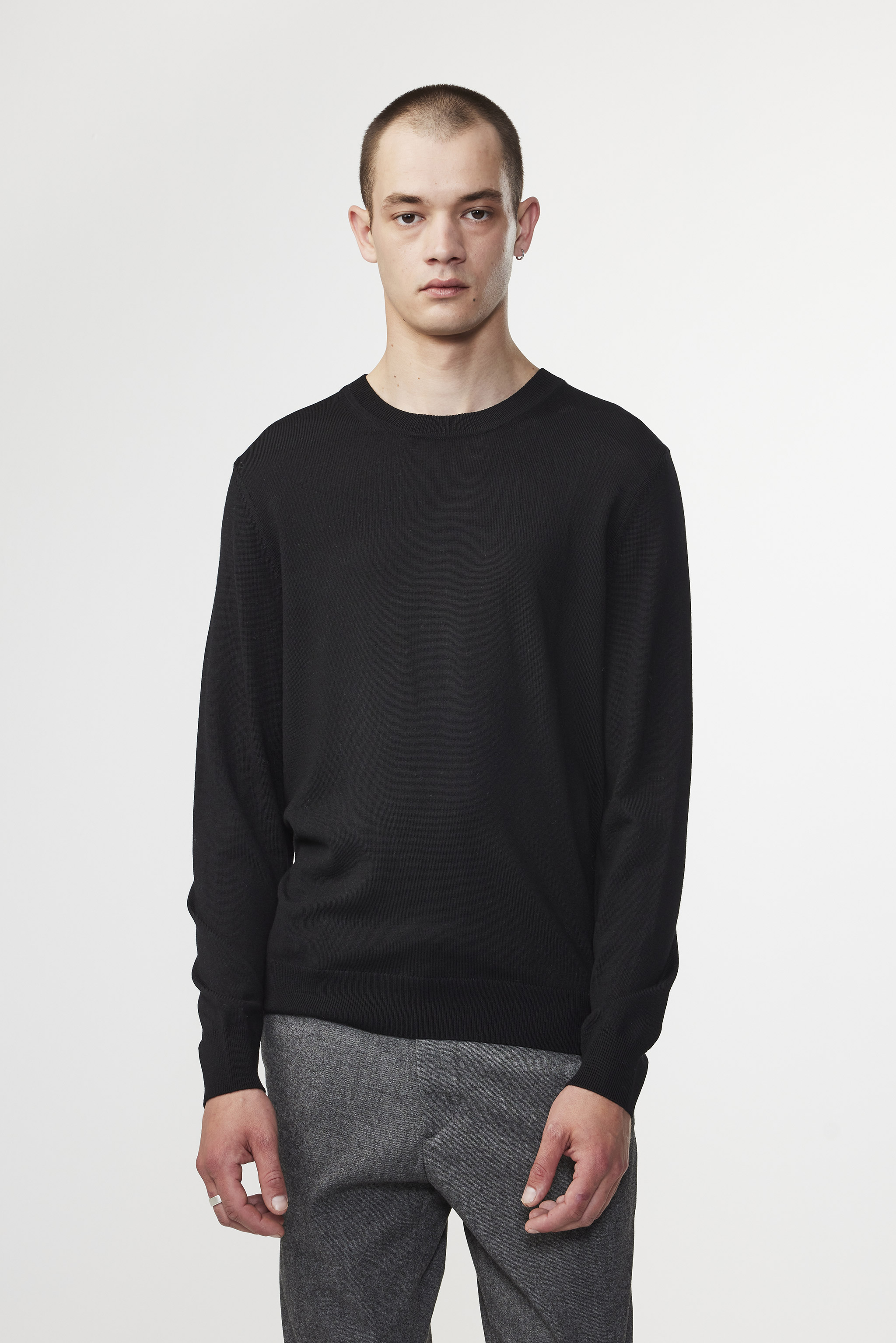 Ted 6605 men's sweater - Black - Buy online at NN.07®