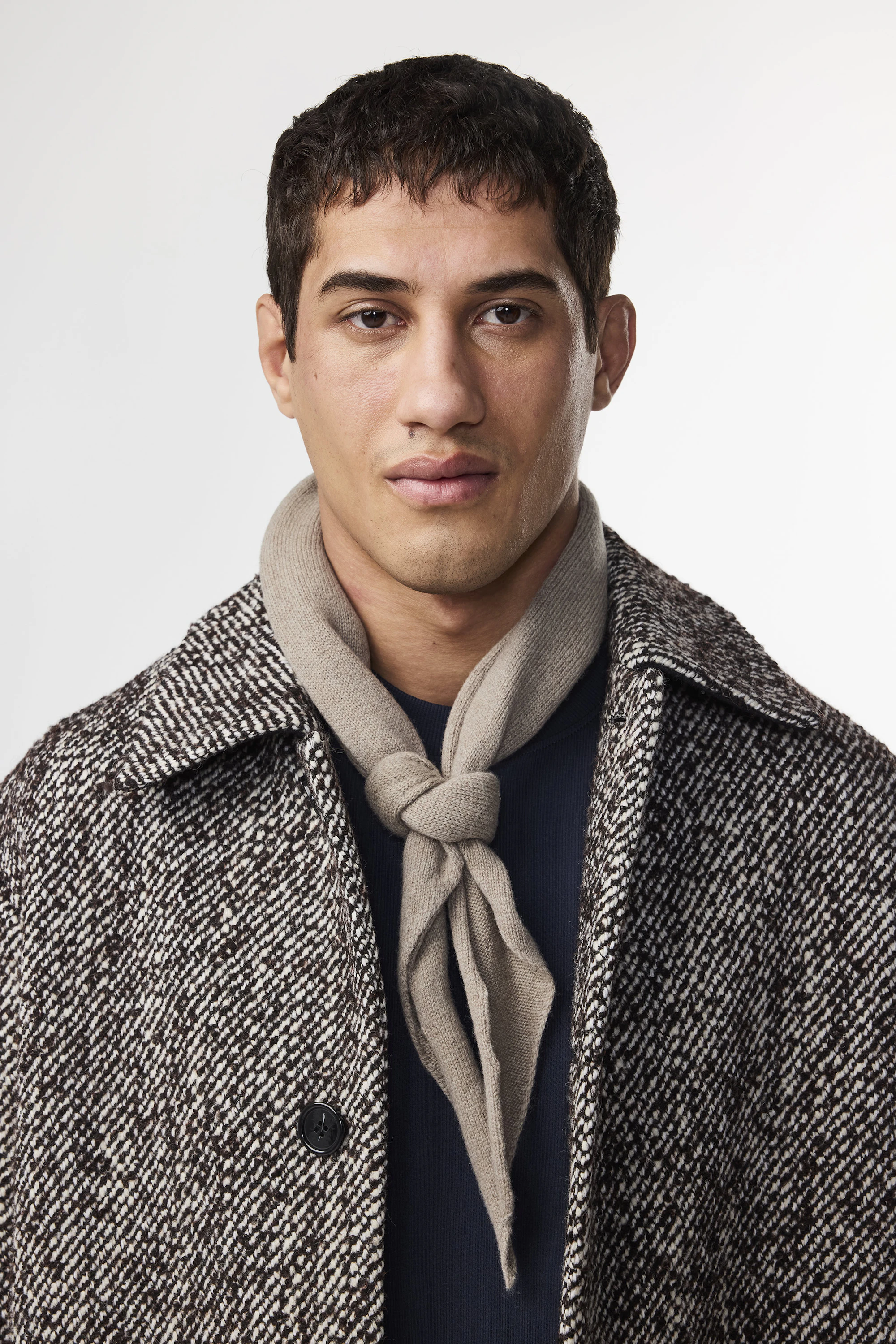 Triangle 6623 men's scarf Desert Khaki Buy online at