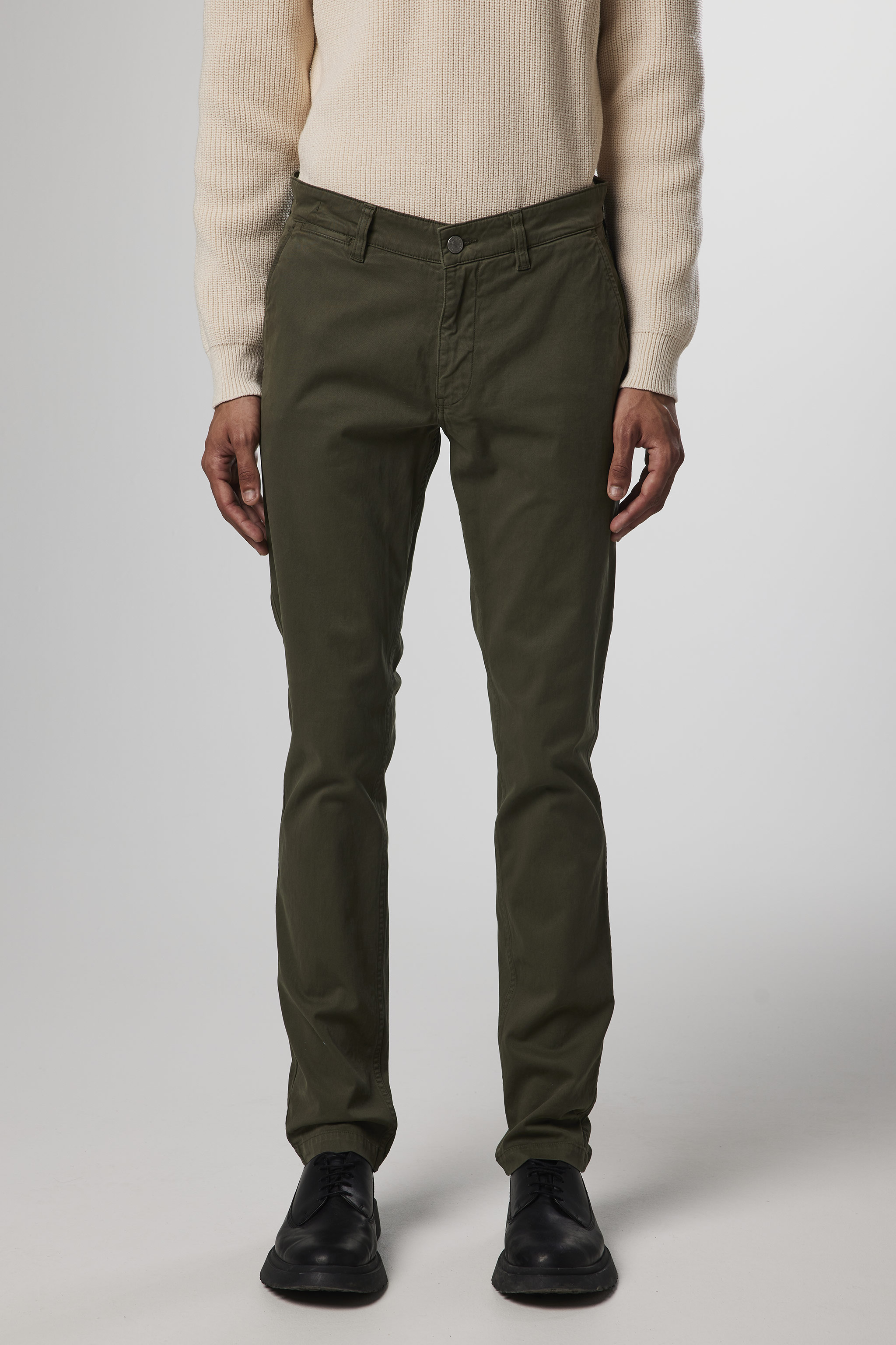 Marco 1400 men's chinos - Green - Buy online at NN07®