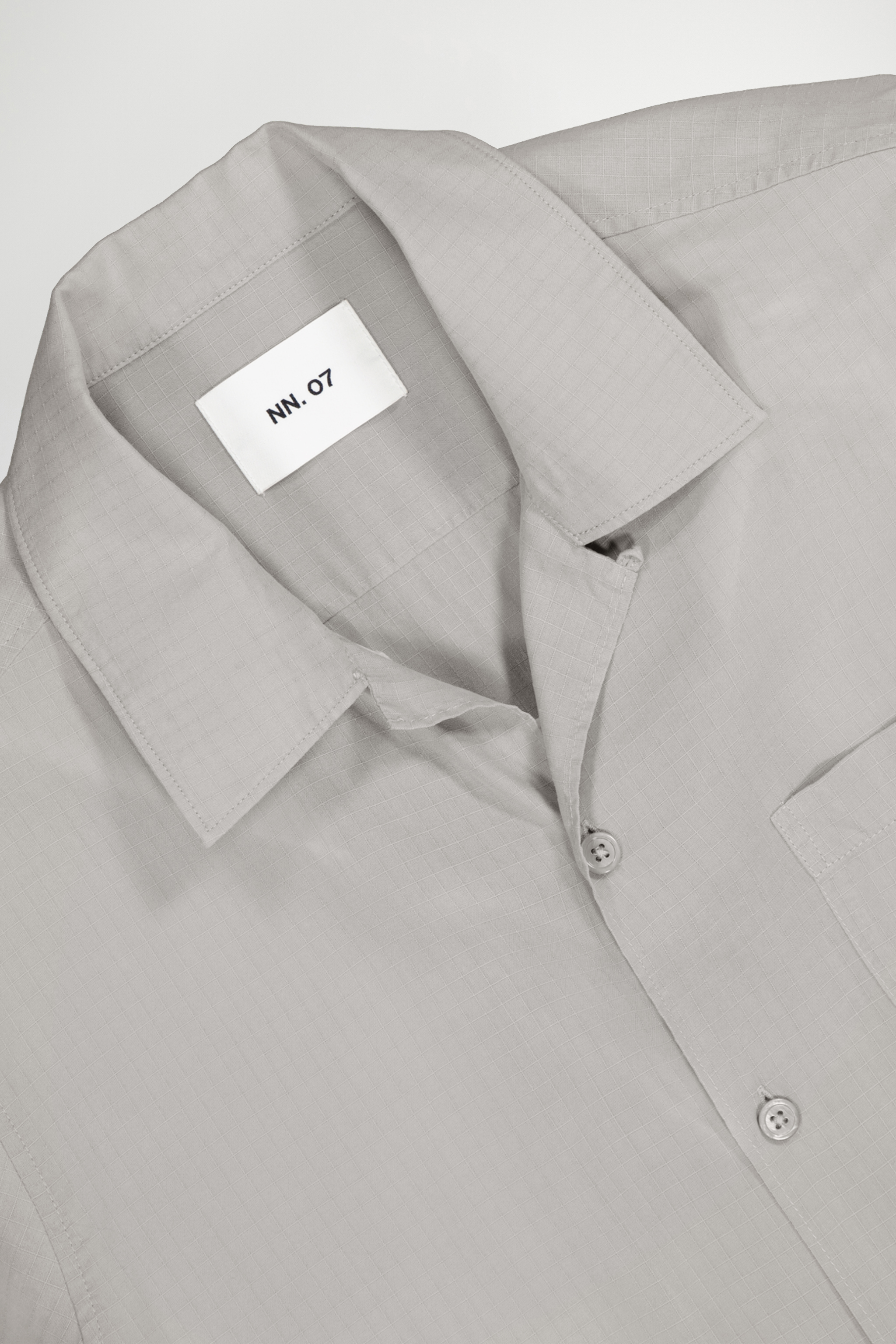 美品★ BIG POCKET NO COLLAR SHIRT Summer Men's 5XL Oversized Short Sleeve Shirts Japanese