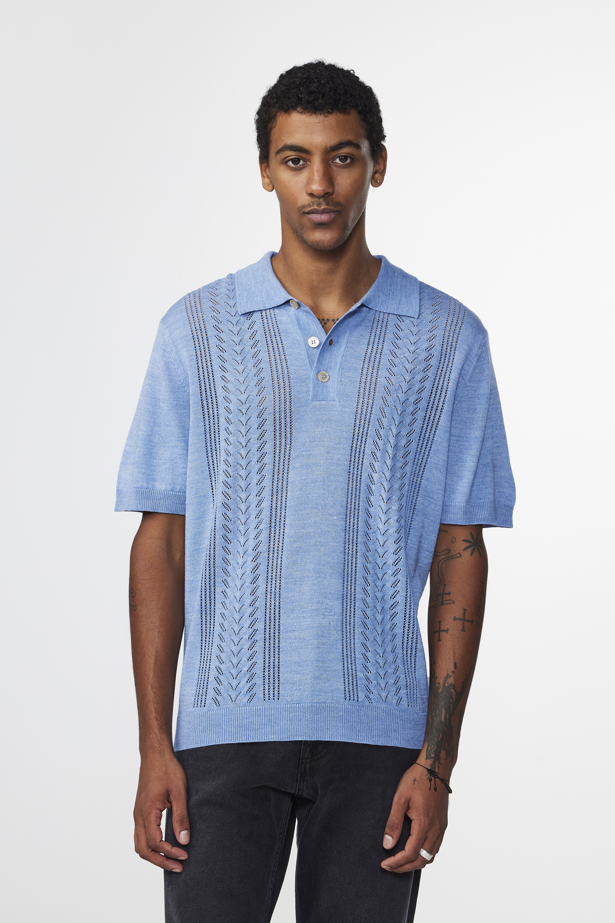 Thor 6539 men's polo - Ashley Blue - Buy online at NN.07®