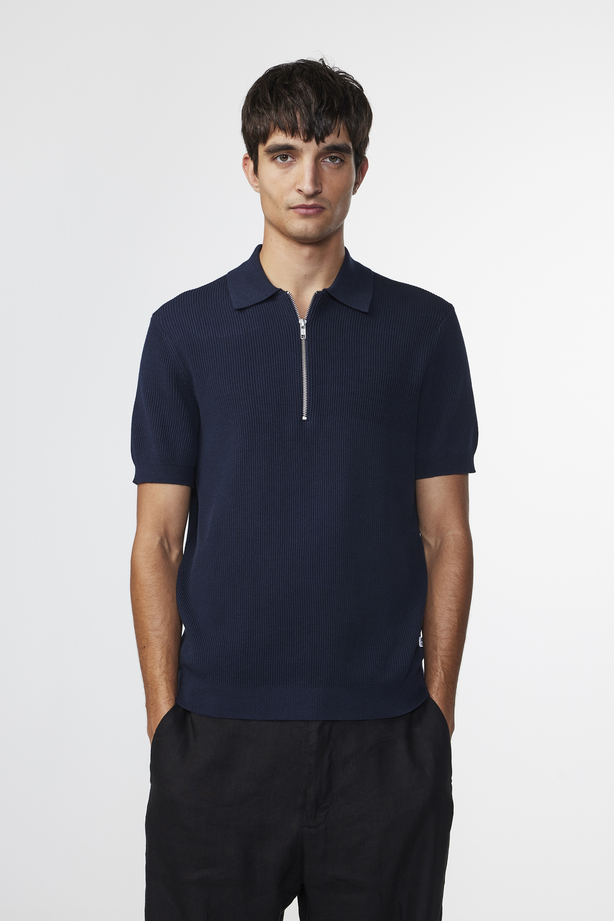 NOTO QUALITY リラックスロングシャツ＜ネイビー＞(XS ネイビー