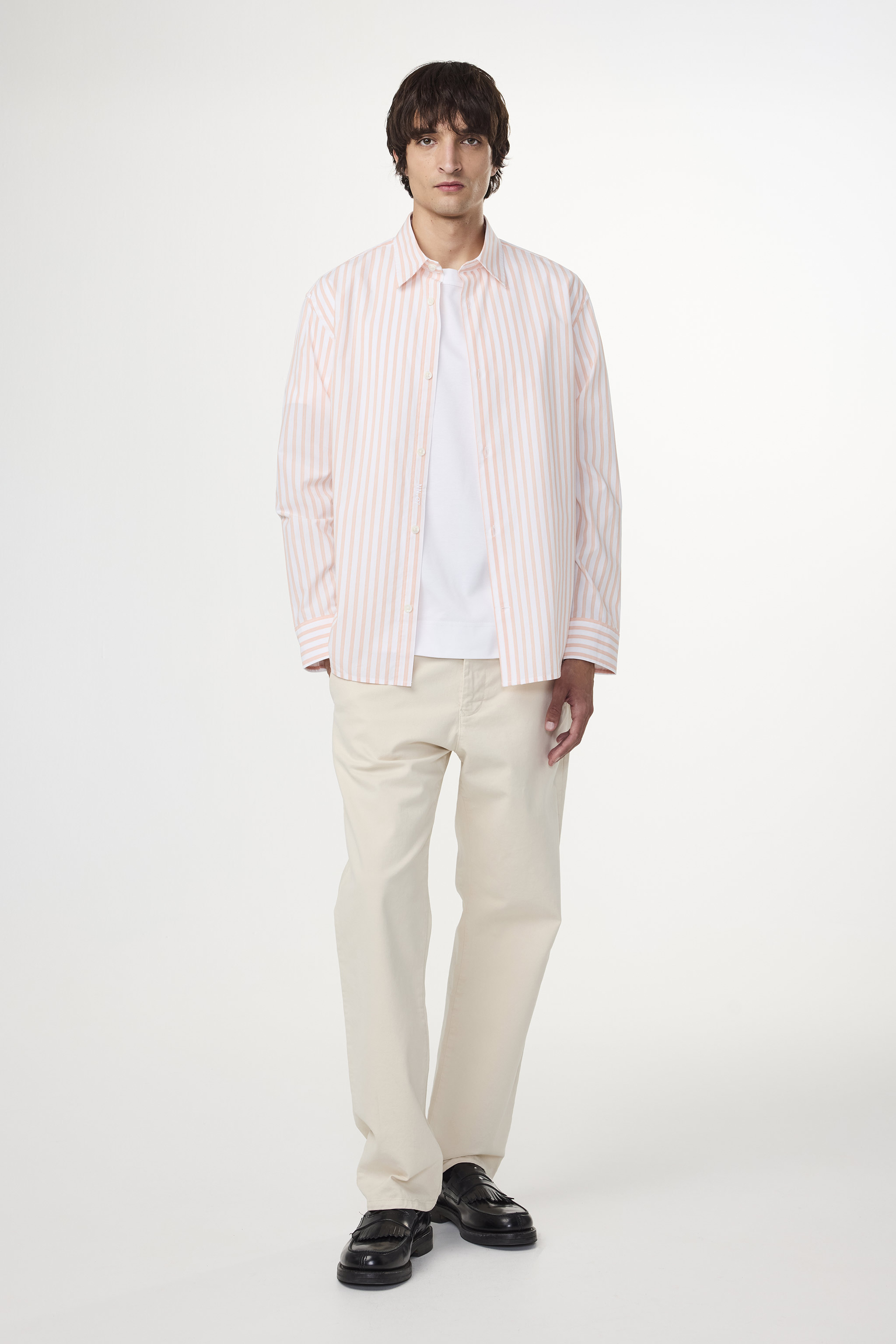 Freddy 5973 men's shirt - Terracotta Stripe - Buy online at