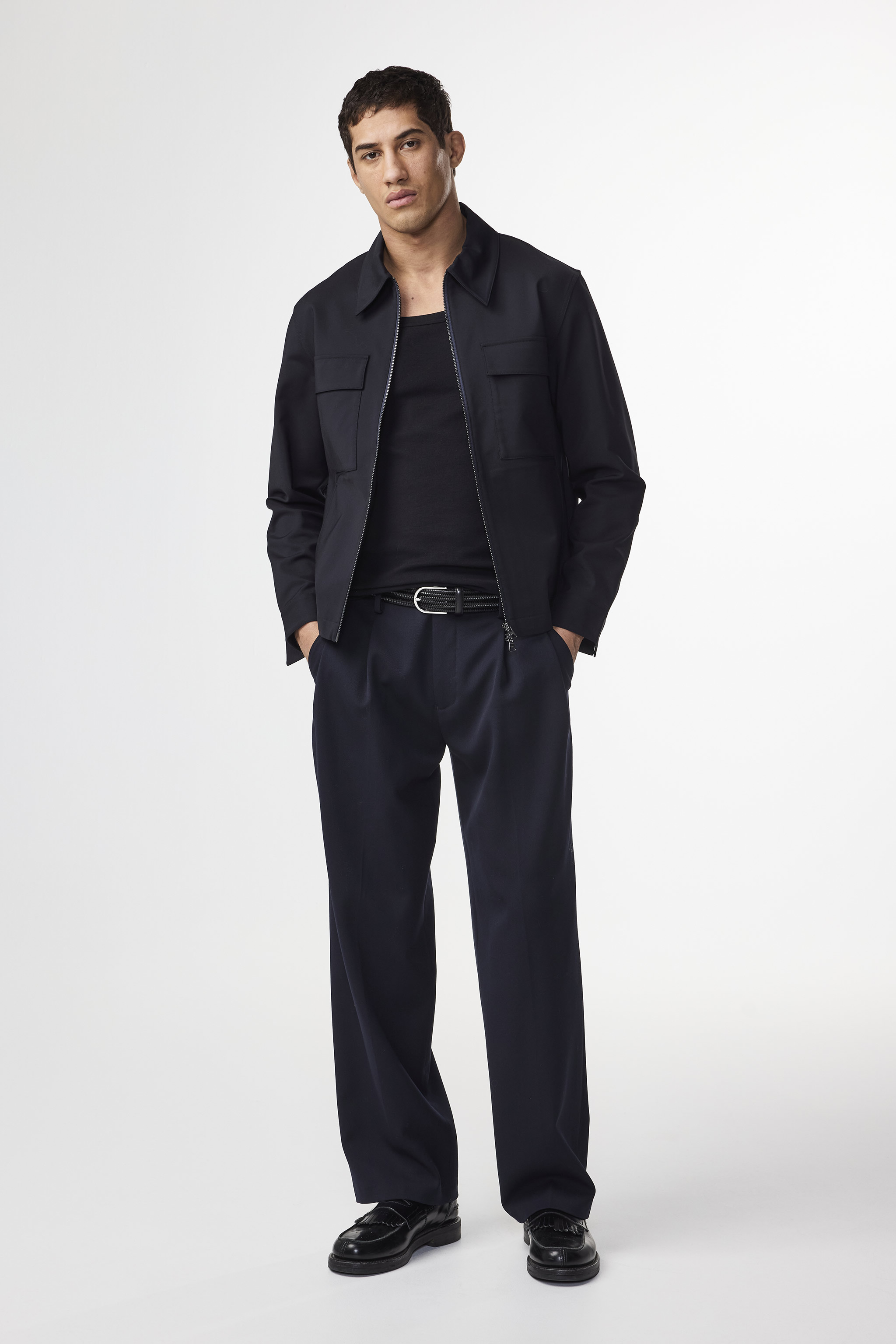 NOWOS epaulet shirt シャツ ジャケット 47-3-40 SLOP Ollie 5787 men's jacket - Brown Sugar - Buy online at