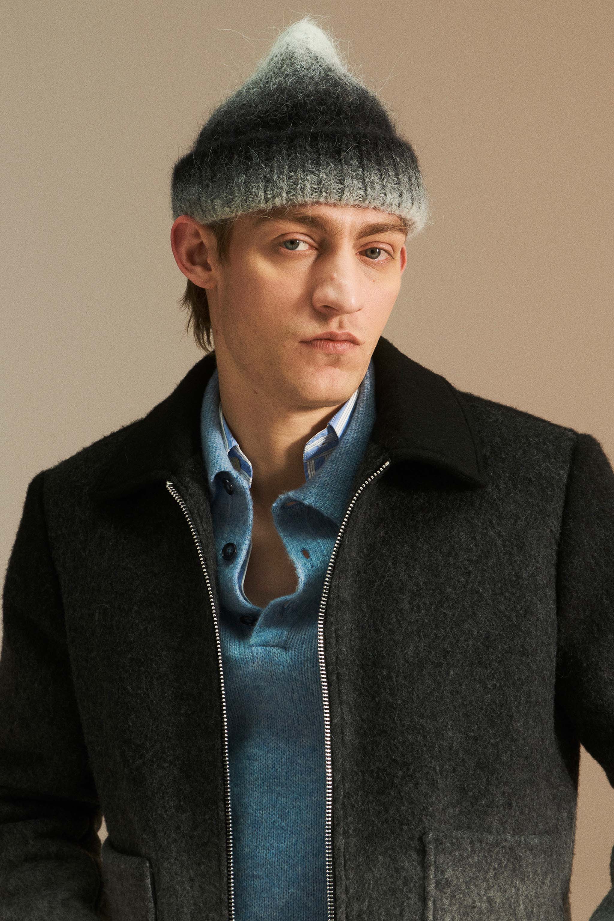 ジャケット [I AM MARI] Newel Nokara Wool Tweed Half Jacket Harris Tweed Jacket in Peat | Coats & Jackets | Brora Sale