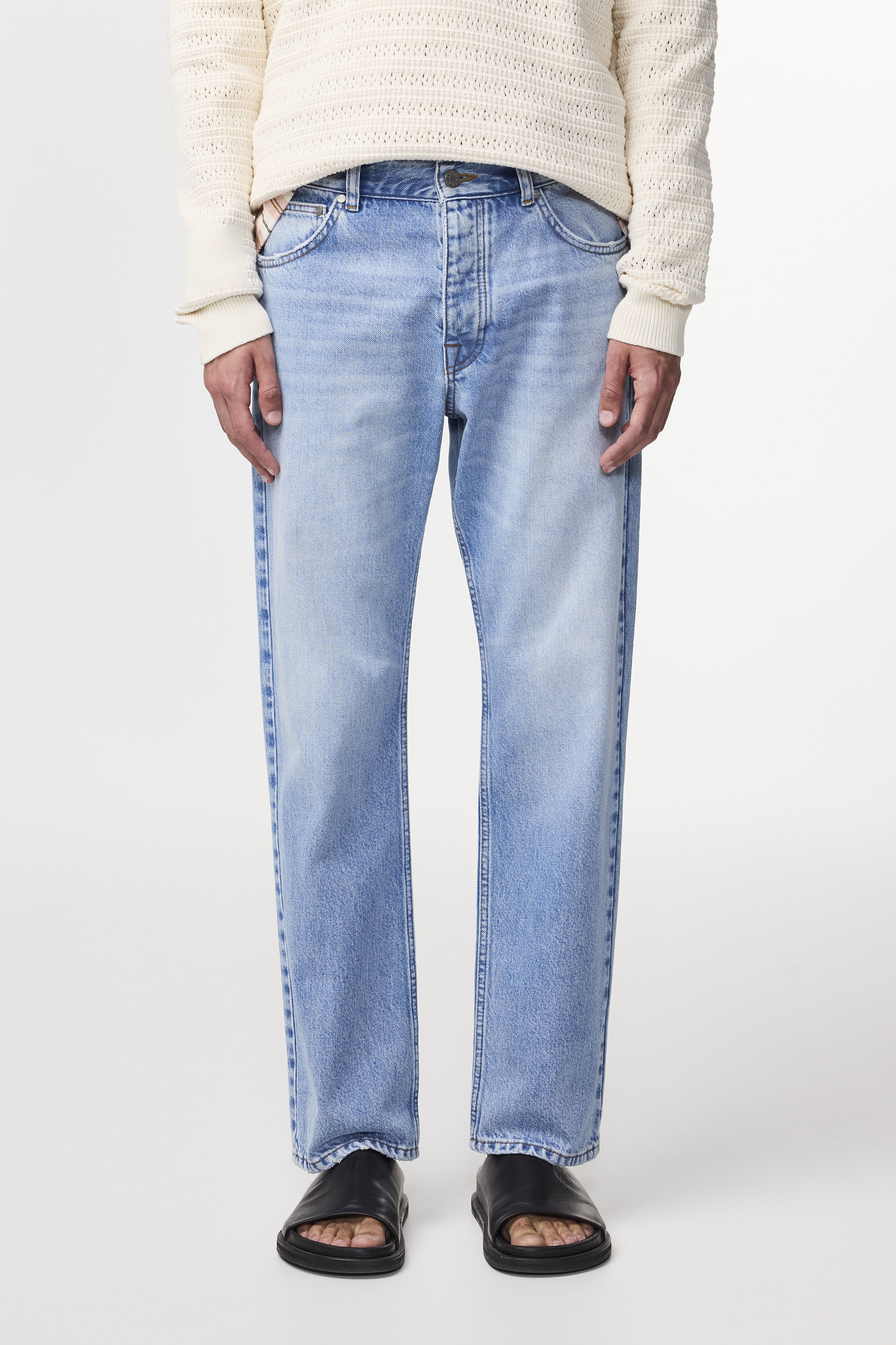 【2plan】Rosen Nonfade Denim Pants 2PLAN