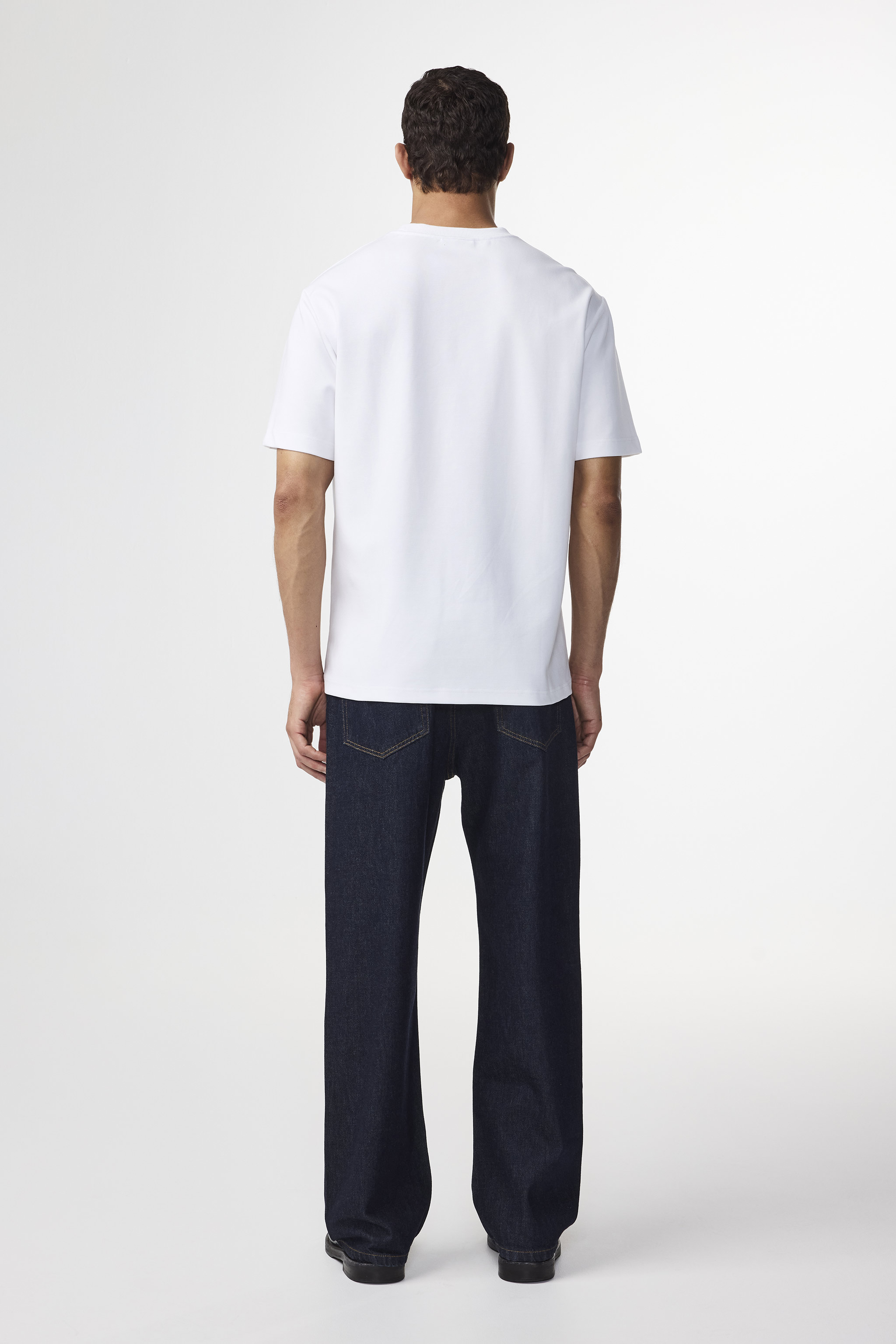 Tシャツ・カットソー NN07 T-shirts (2513457250 NAT SS LOGO TEE 3457NAVY BLUE) Nat SS Logo Tee 3457 men's t-shirt - Demitasse - Buy online