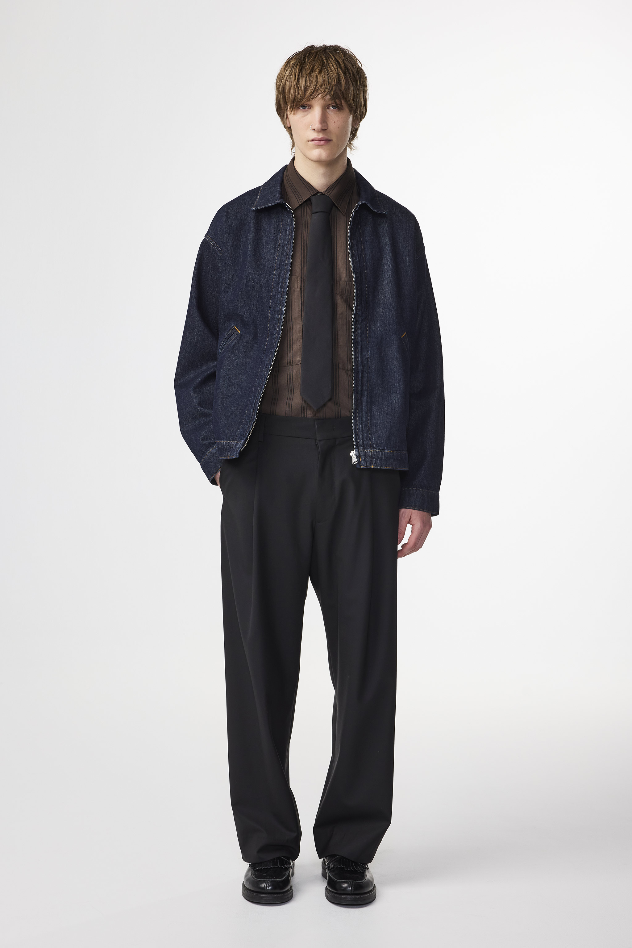 ジャケット・アウター AT LAST&CO WOOL COAT DARK NAVY Gael 8267 men's jacket - Navy Blue - Buy online at NN.07®