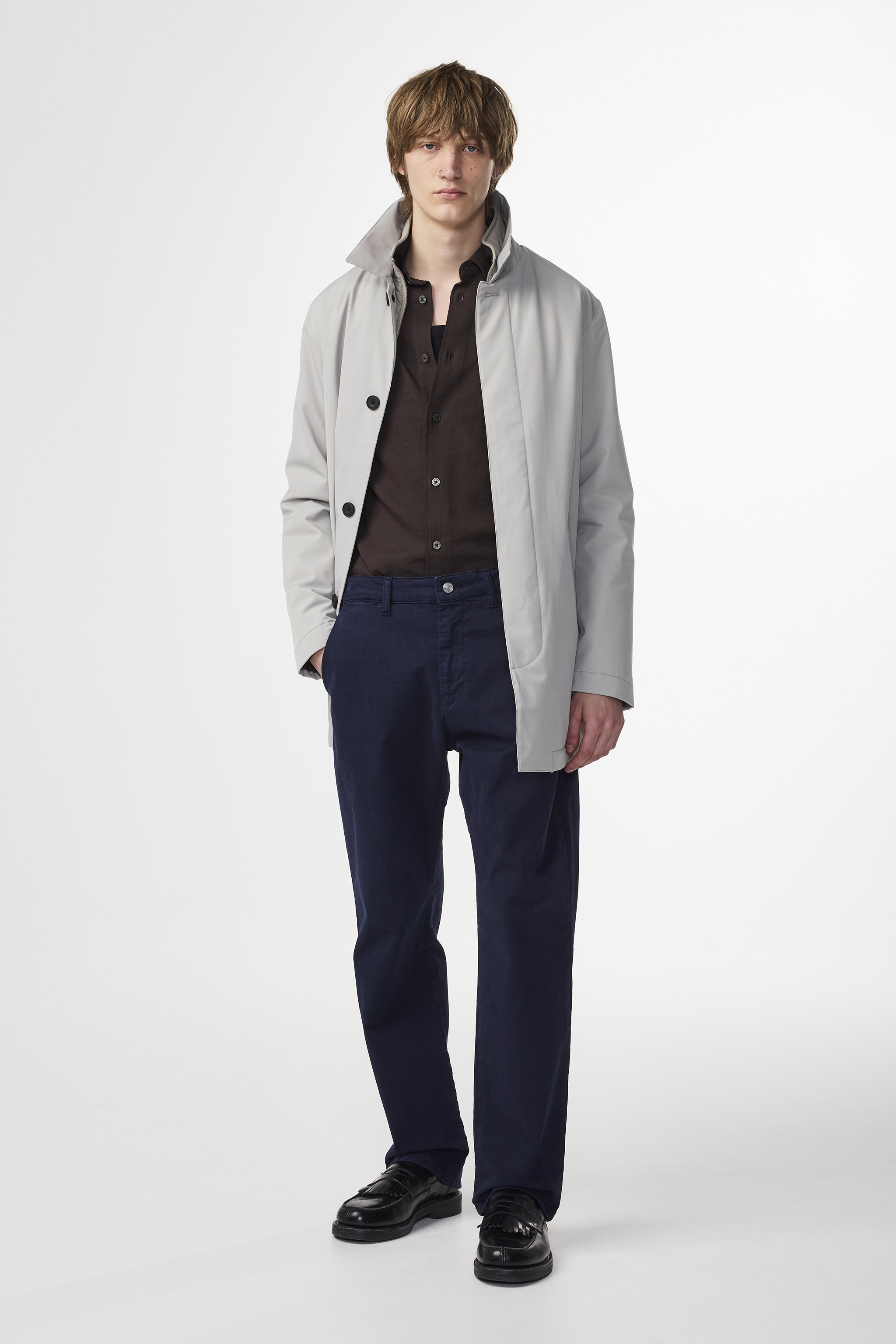 パンツ NO TUCK CHINO TROUSERS[CHARCOAL] 5-Pocket Chino Pants Charcoal | UNTUCKit