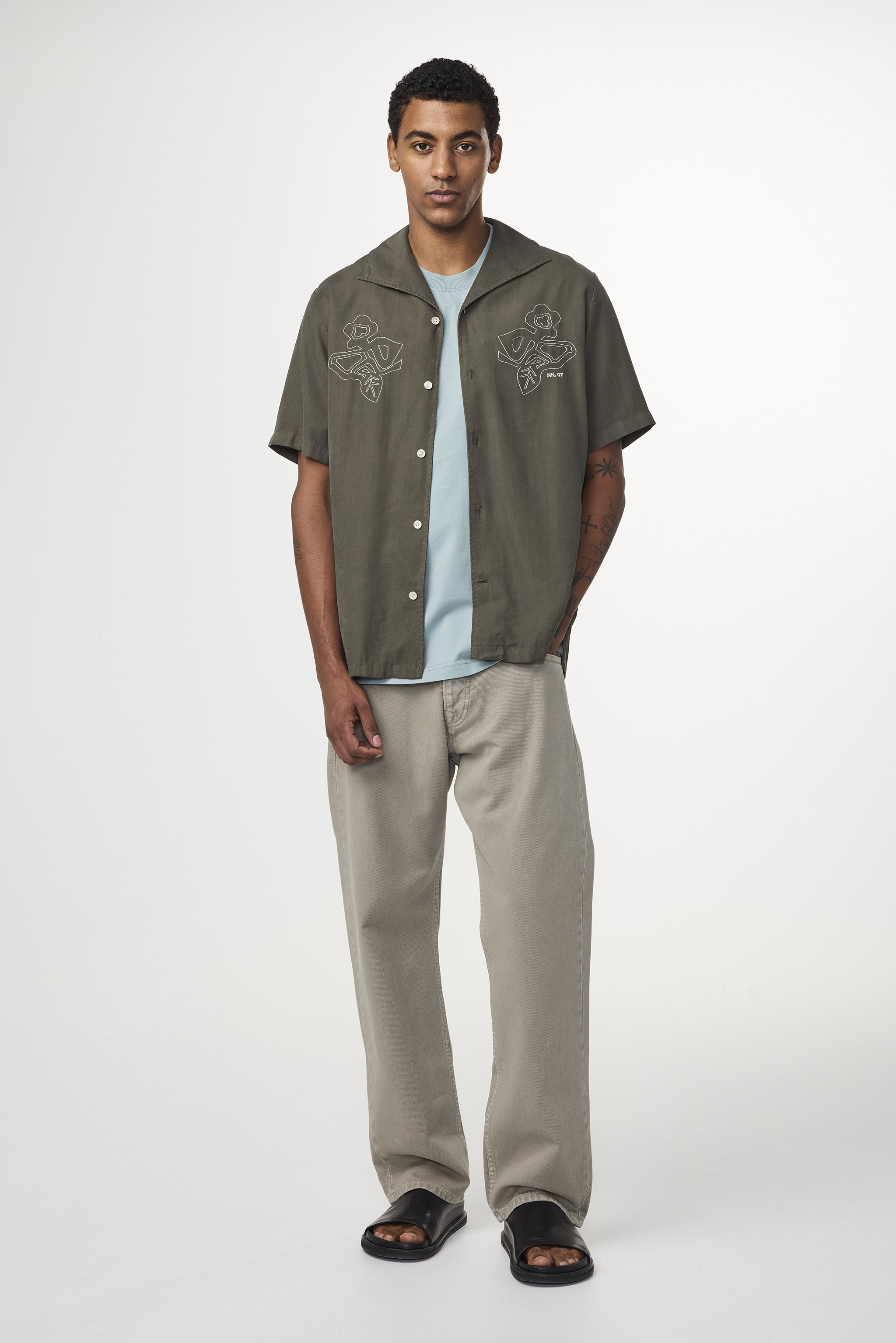 Ares 5027 men's shirt - Capers - Buy online at NN.07®
