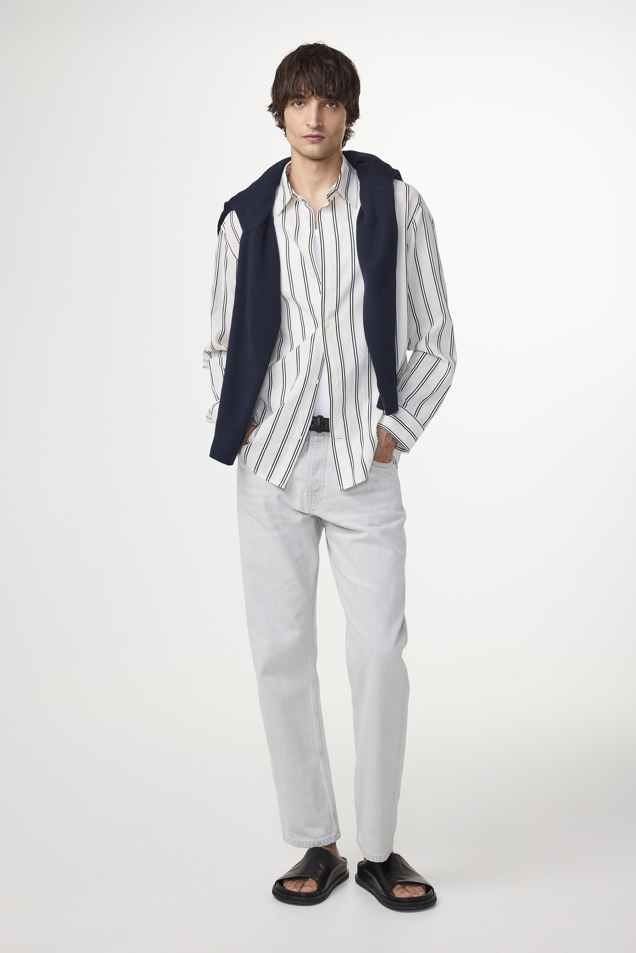 Freddy 5324 men's shirt - Black Stripe - Buy online at NN.07®