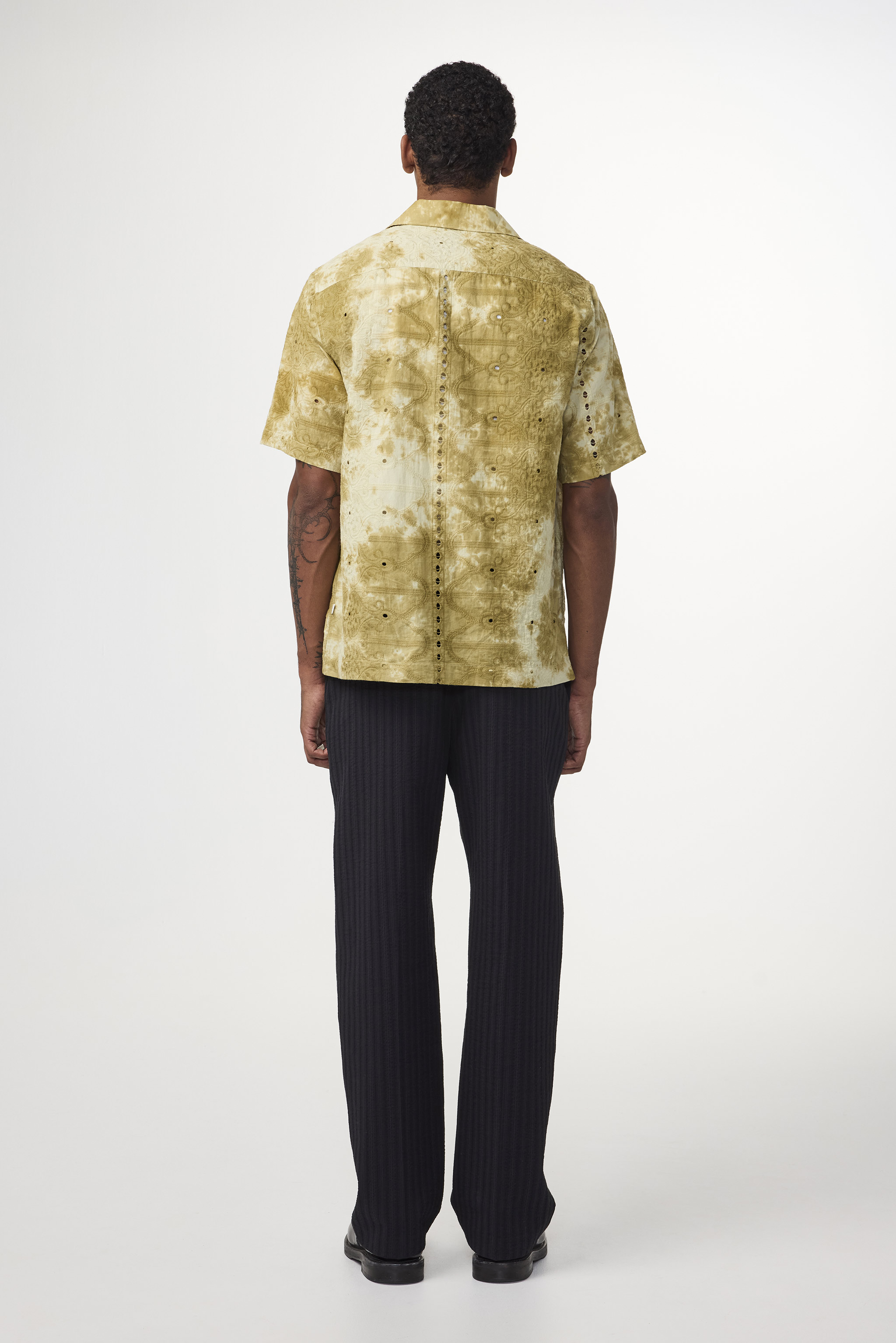 Tシャツ・カットソー NN07 SS25 Shirts (2523420599 JULIO SS 3420DEMITASSE) Julio 5392 men's shirt - Evergreen - Buy online at NN.07®