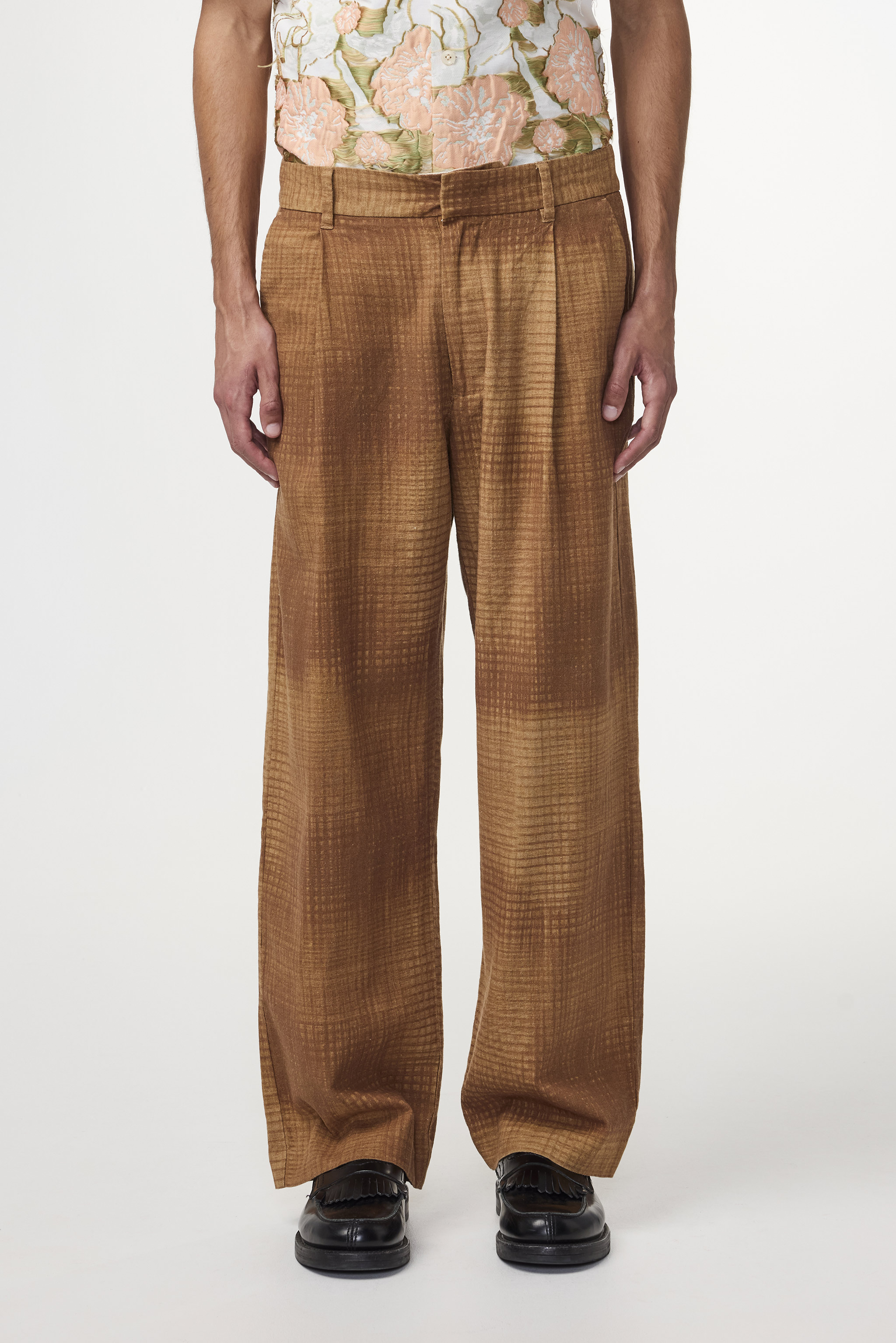 Kay 5396 men's pants - Brown Print - Buy online at NN.07®