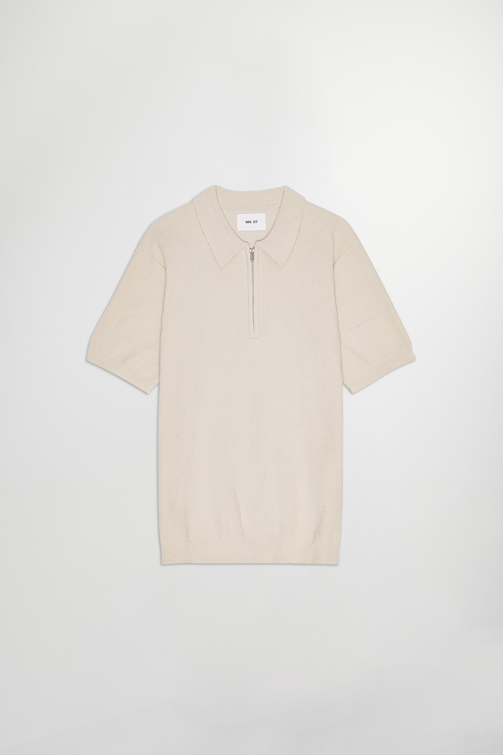 Tシャツ・カットソー NN07 SS25 Polo shirts (2526429634 DANNY ZIP POLO 6429ECRU) Danny 6429 men's sweater - Ecru - Buy online at NN.07®