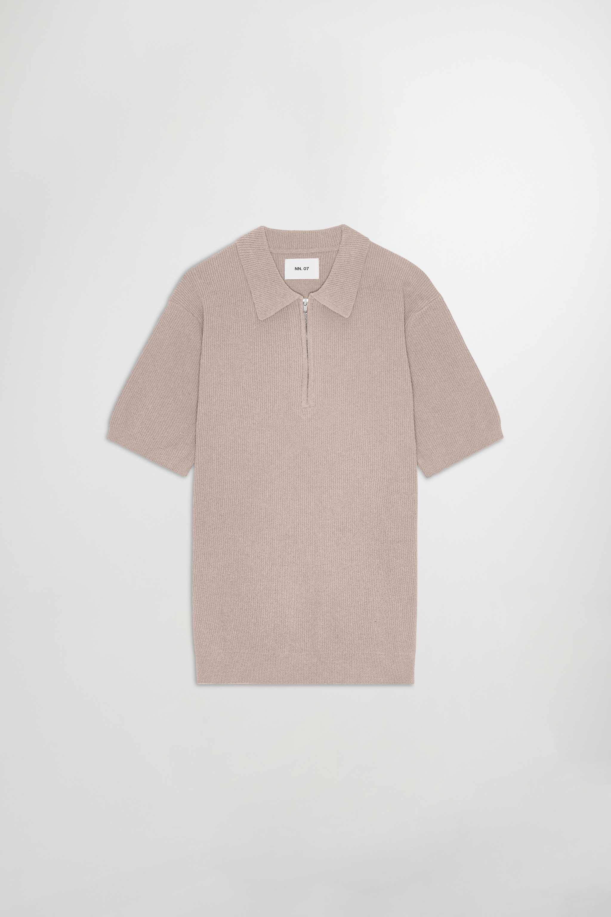 Tシャツ・カットソー NN07 SS25 Polo shirts (2526429634 DANNY ZIP POLO 6429ECRU) Danny 6429 men's polo - Fog - Buy online at NN.07®