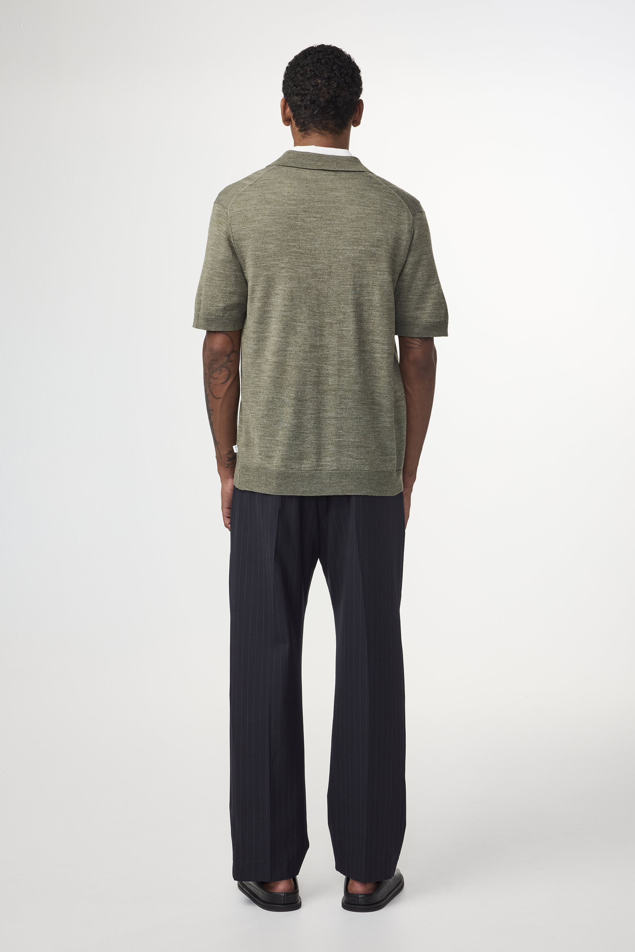 Tシャツ・カットソー NN07 SS25 Shirts (2526584695 THOR SS CARDIGAN 6584CAPERS) Thor 6584 men's cardigan - Capers - Buy online at NN.07®