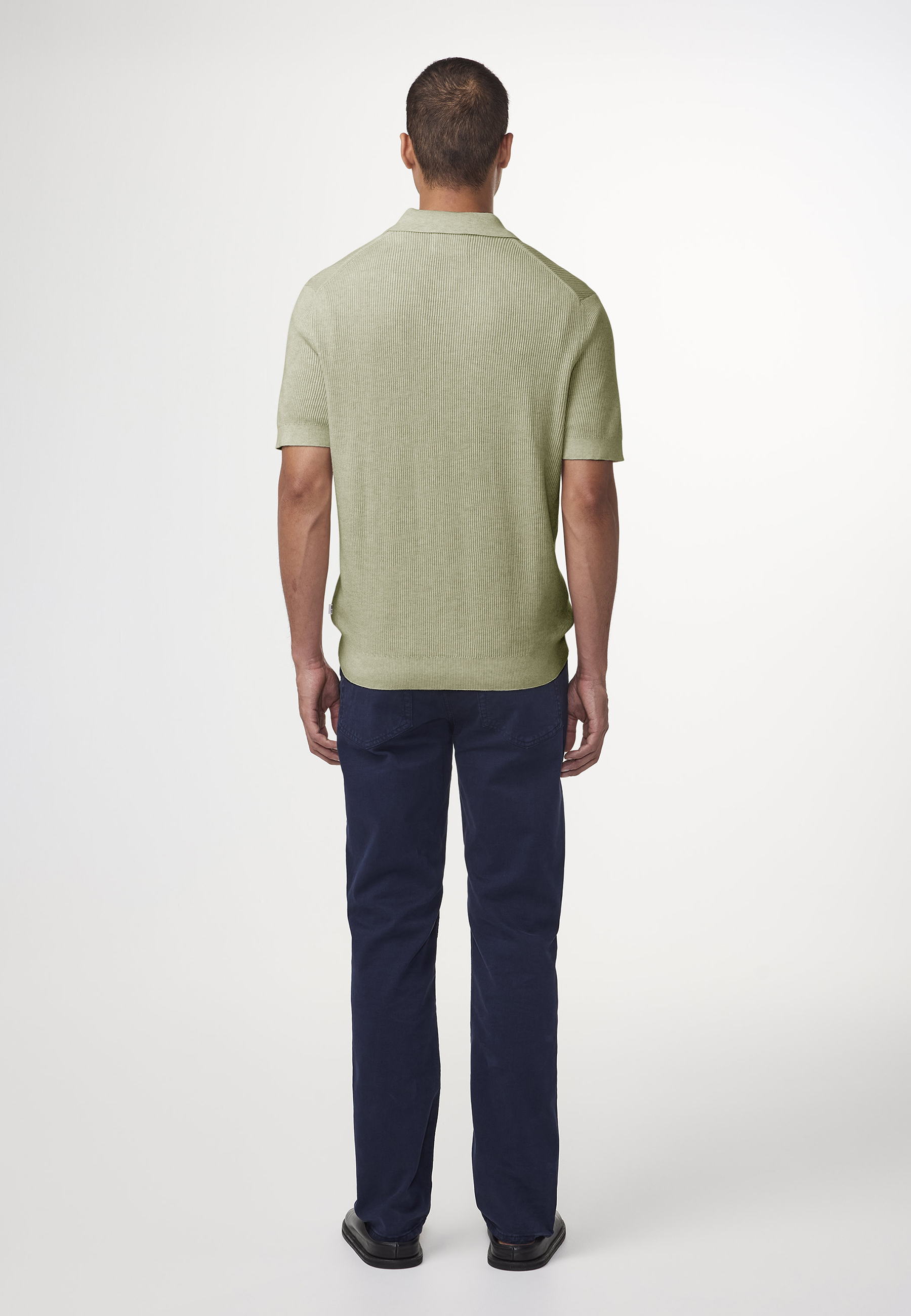 nanaORIENTALオリエンタル　ネイビー UK7 Hansie 6600 men's polo - Navy Blue - Buy online at NN.07®