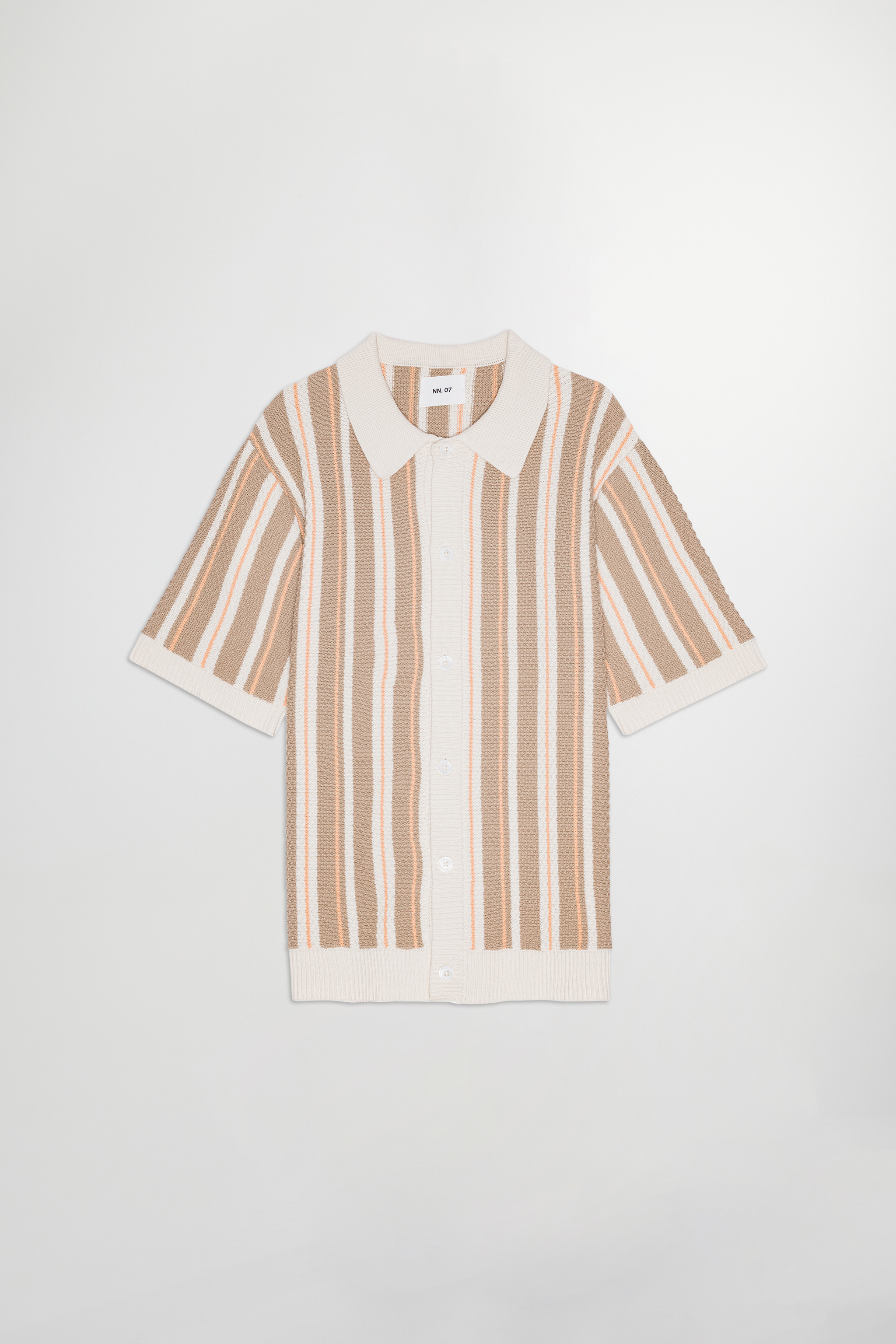 Tシャツ・カットソー NN07 SS25 Polo shirts (2526636698 JACKIE SS 6636IVORY) Jackie 6636 men's polo - Ivory - Buy online at NN.07®