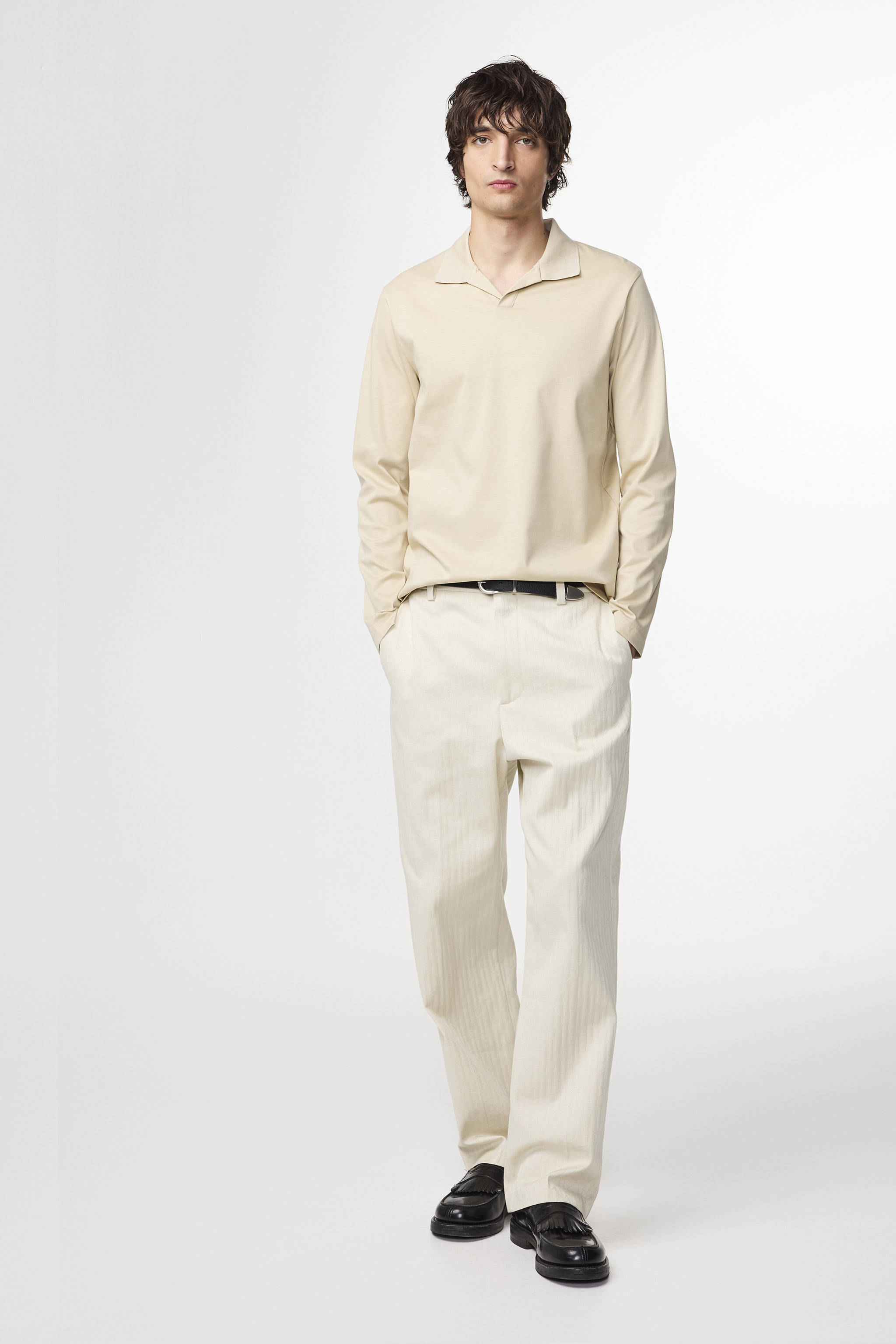 【THE NORTH FACE】22FW★UNDYED S/S POLO★NT7PN60J Men's Dune Sky Polo | The North Face