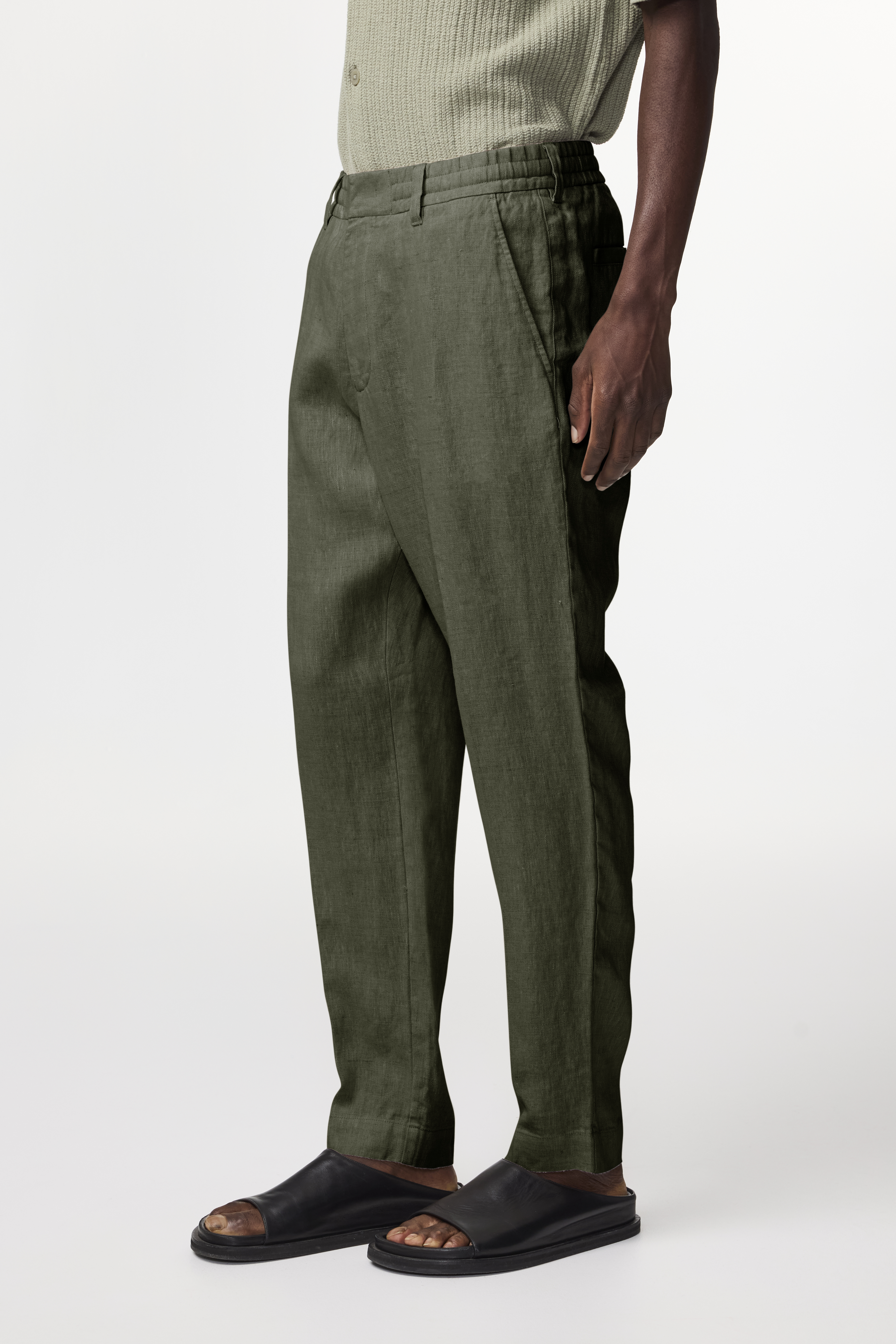 パンツ THE LATEST FW25 BILLIE (TLWC3111W0206 T0445) Coy Leather High-Rise Legging | Marciano