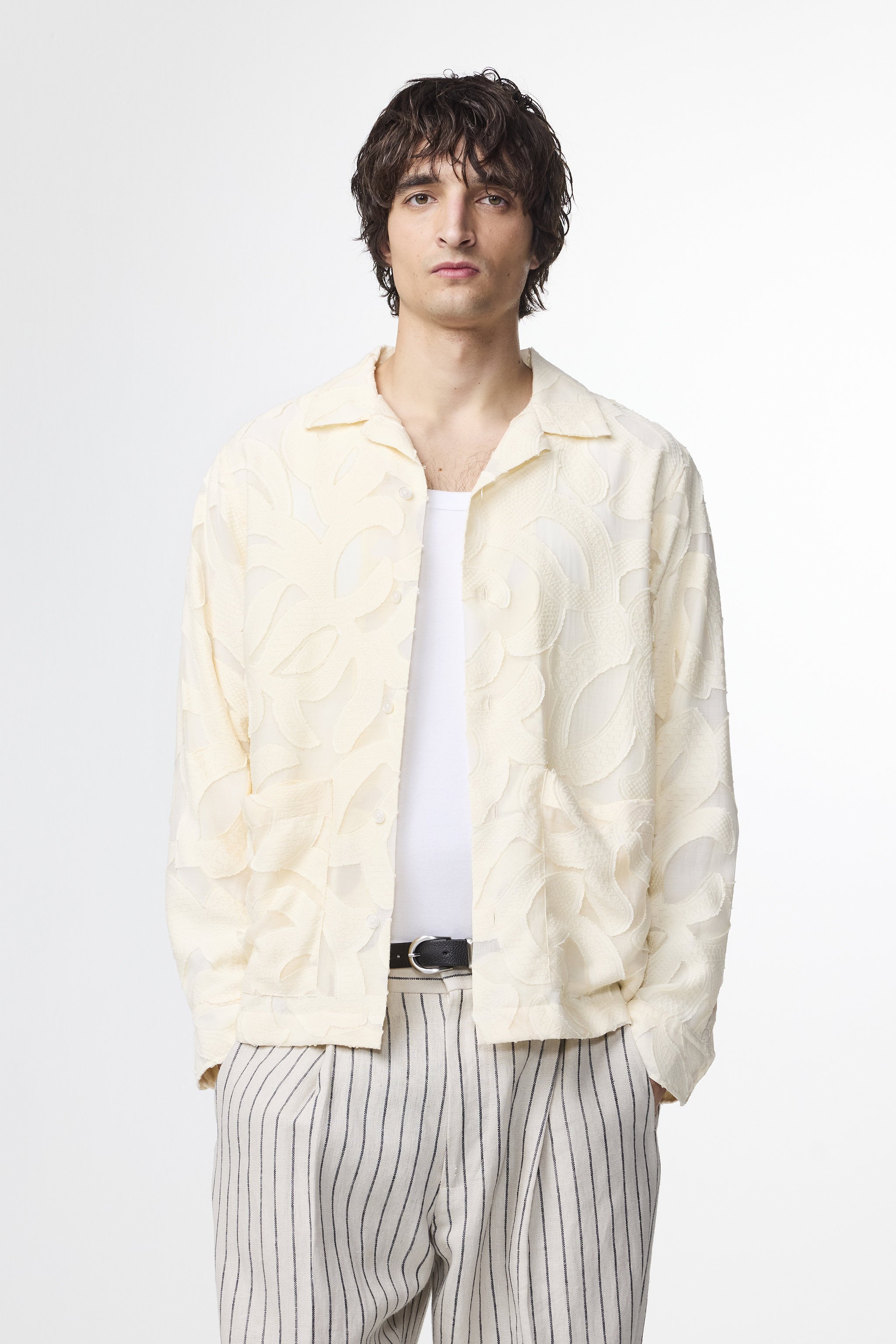 ジャケット・アウター UNSLACKS squeezed design wind shirts L Four Season Supplex® Nylon Hooded Wind Breaker-Made in USA
