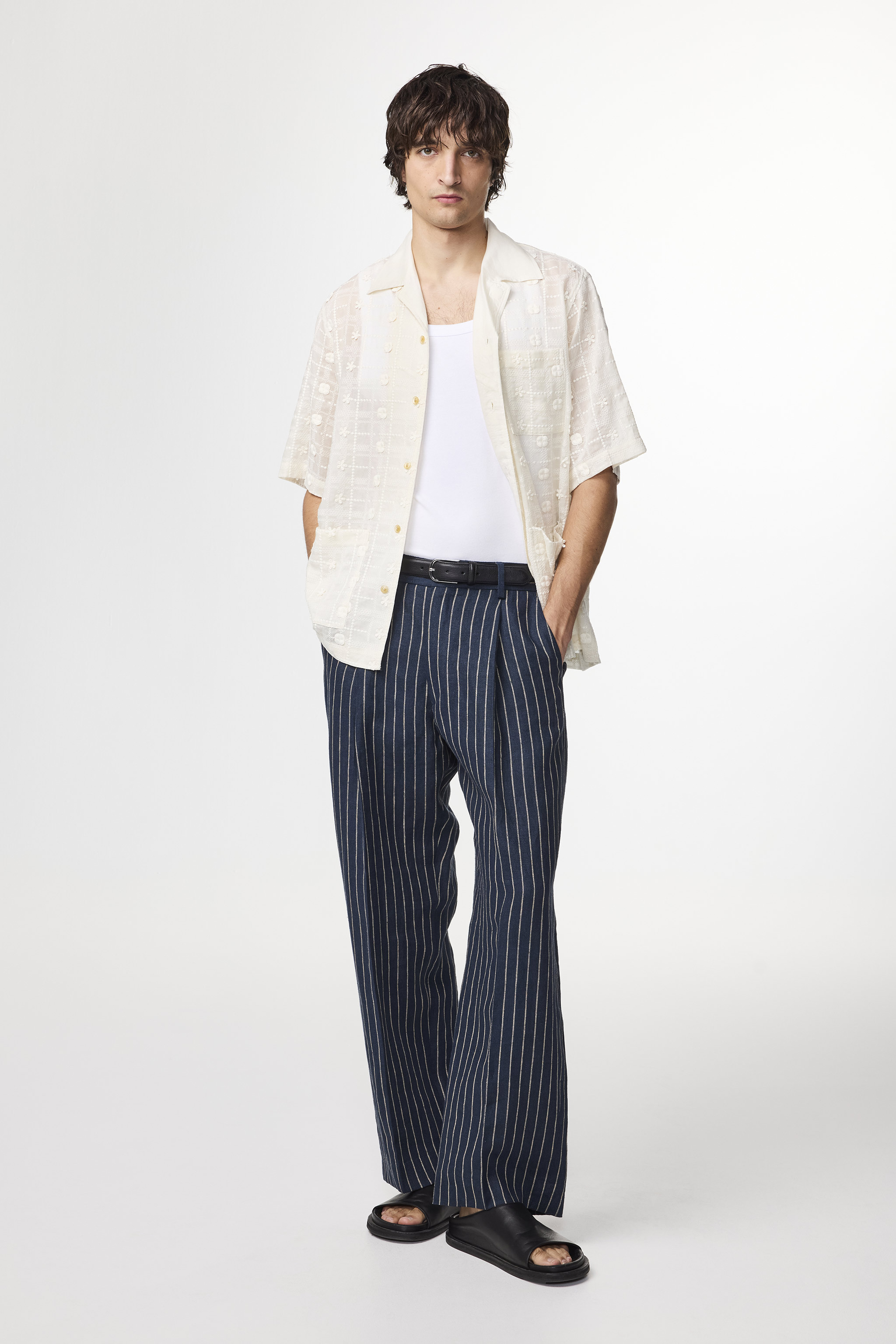Ben 5026 men's shirt - Ivory - Buy online at NN.07®