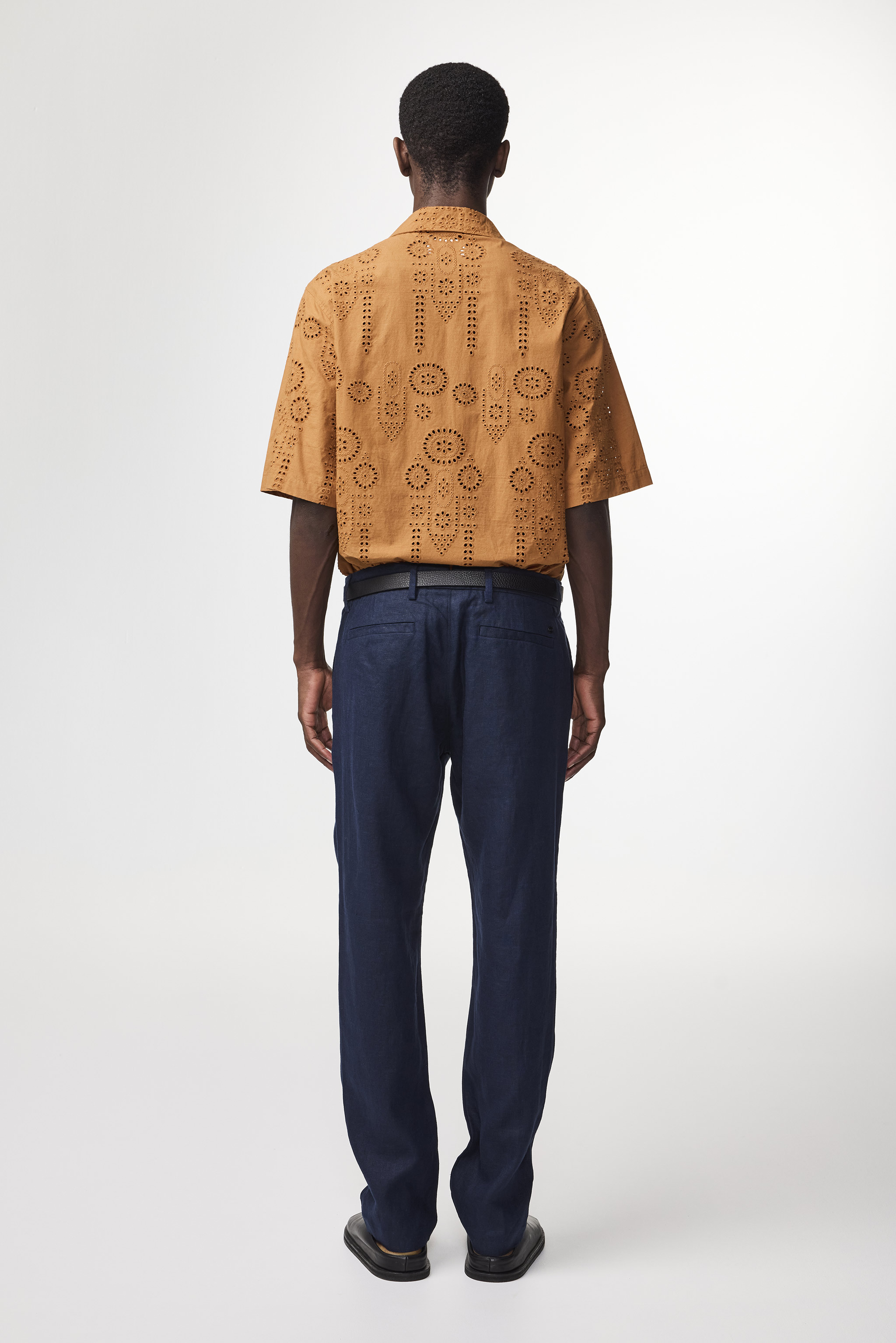 【新品】50%OFF ヌーディージーンズ ネイビー ボーリングシャツSサイズ New Arrivals | NN.07® Online Store
