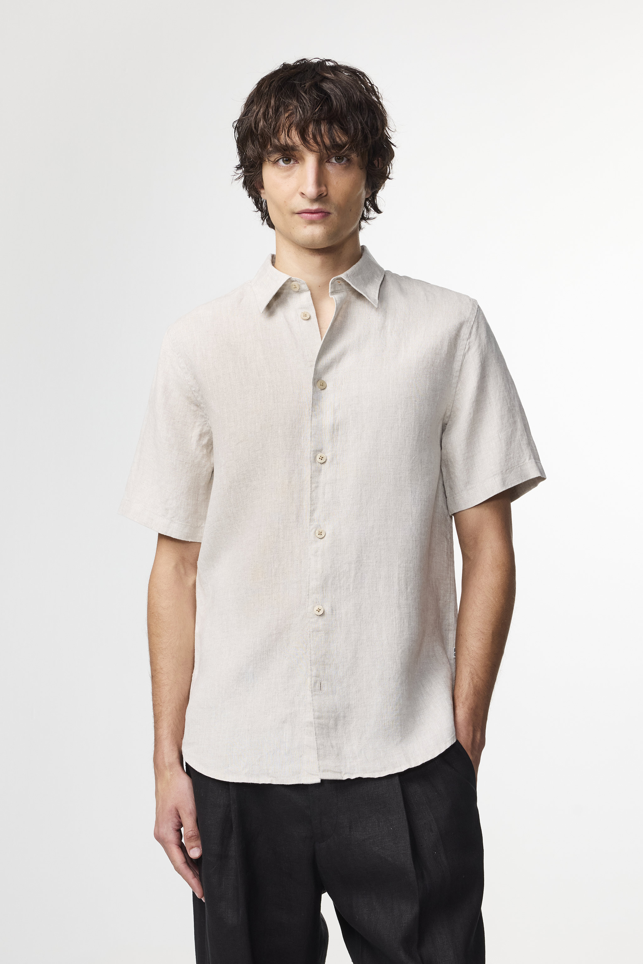 Enzo 5708 men's shirt - Oat - Buy online at NN.07®