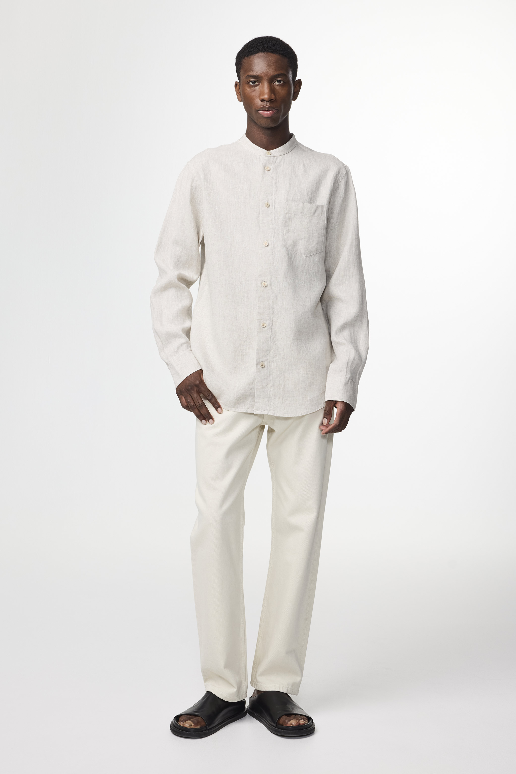 Miles 5708 men's shirt - Oat - Buy online at NN.07®