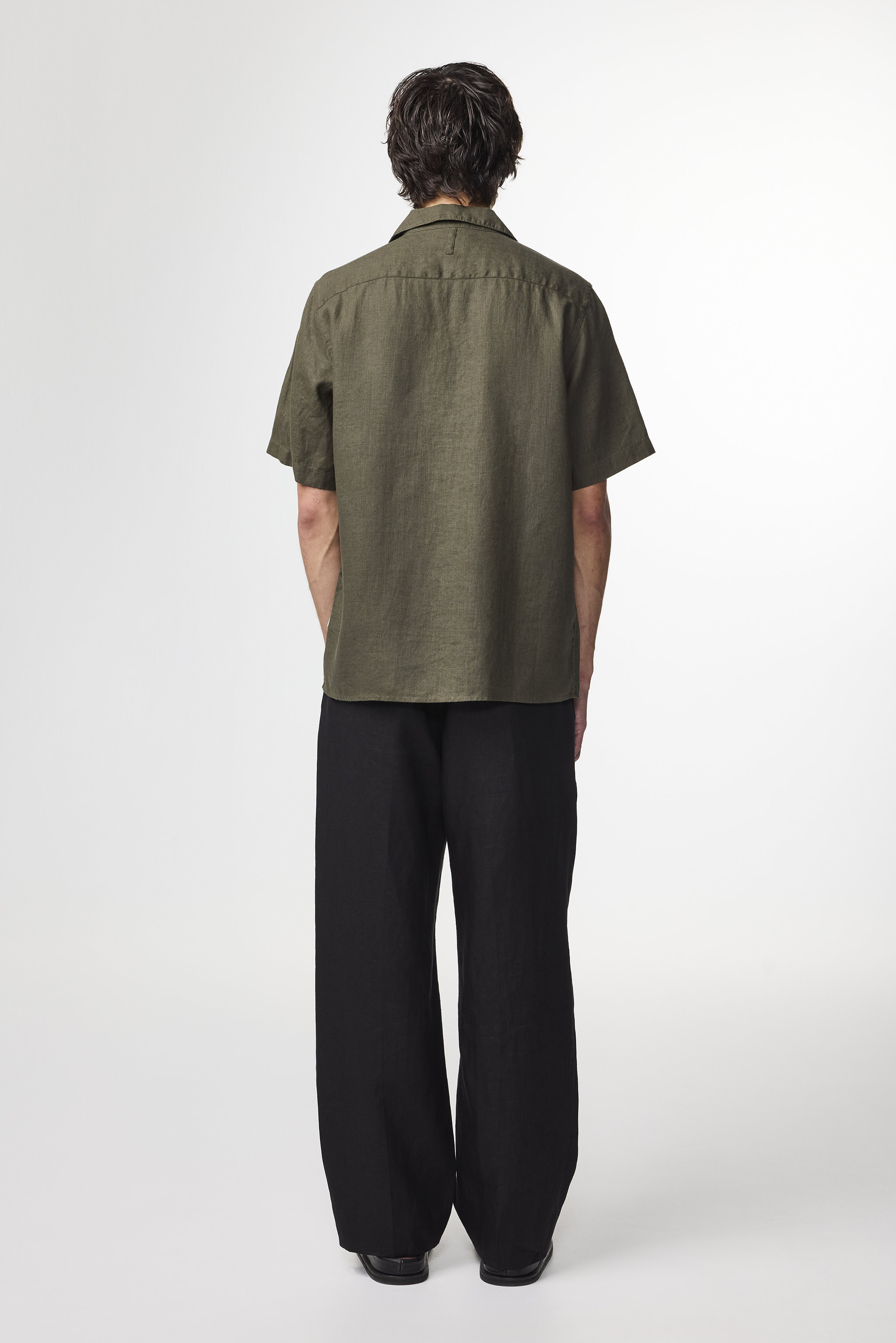 美品★ BIG POCKET NO COLLAR SHIRT OPEN COLLAR SHIRT WITH DOUBLE CHEST POCKETS – THE SHOP YOHJI
